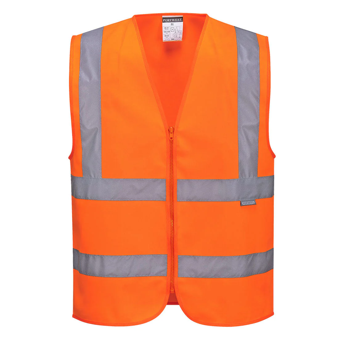 Portwest Hi-Vis Zipped Vest - Image 6
