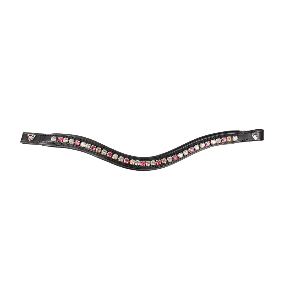 ProPresicce Signature Curved Diamante Browband by Hy Equestrian