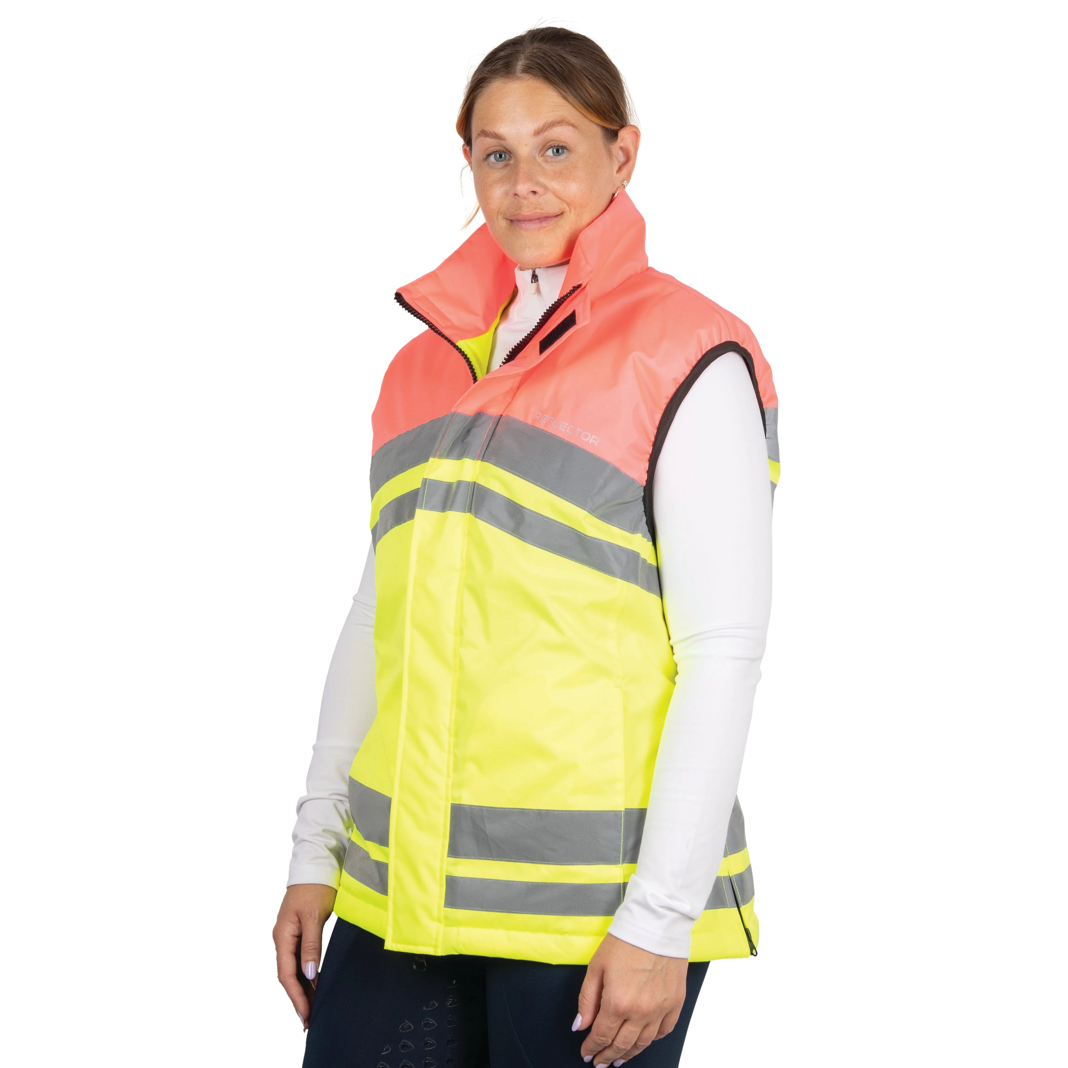 Reflector Two Tone Gilet by Hy Equestrian - Image 2