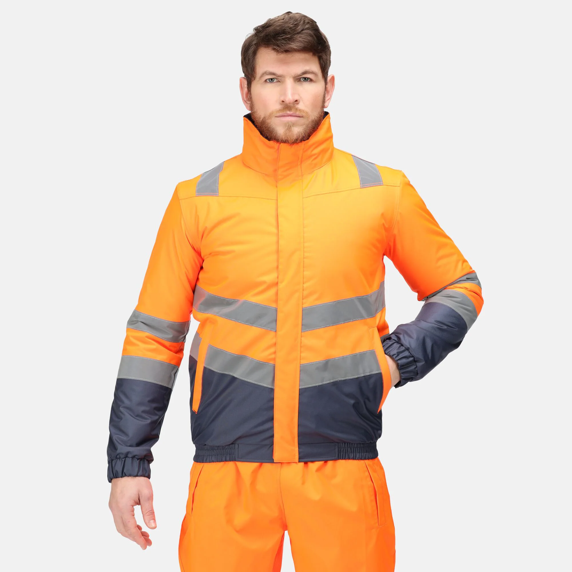 Regatta Professional Pro Hi-Vis Bomber Jacket - Image 5