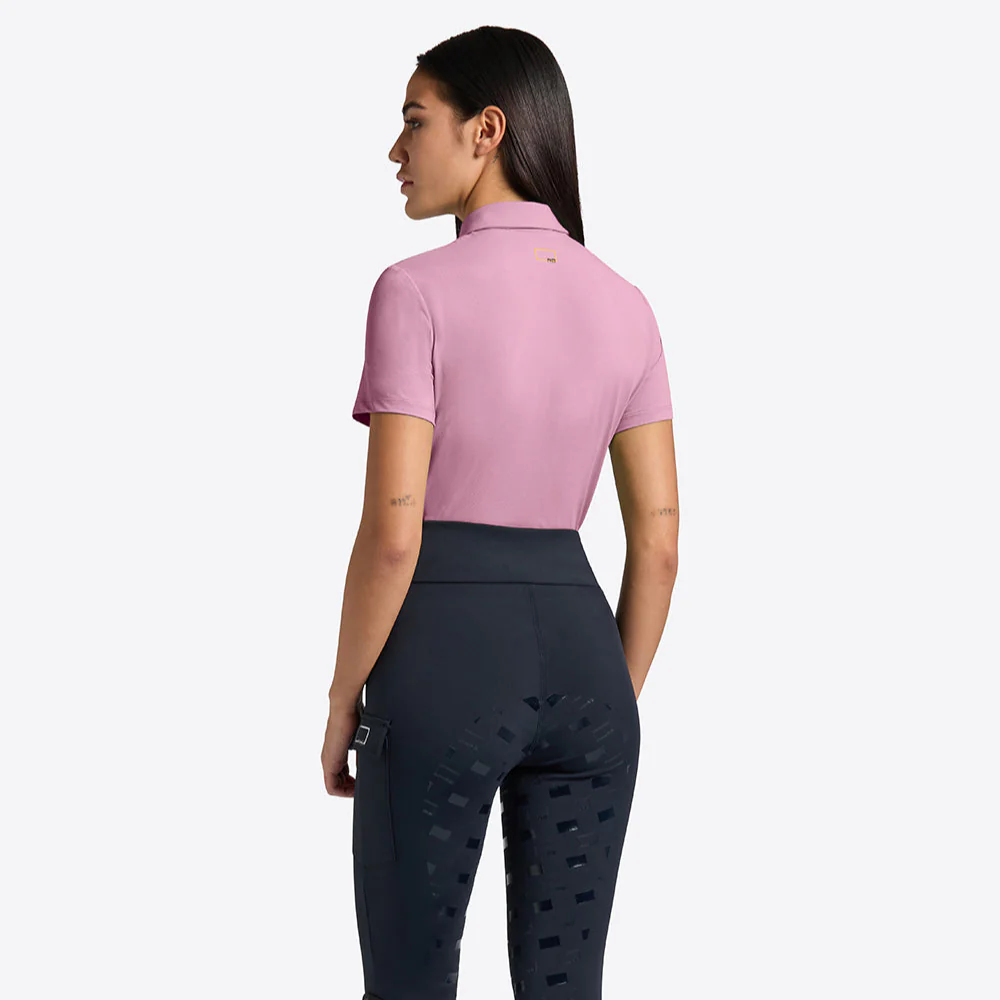 Rider's Gene Ladies Jersey Short Sleeve Training Zip Polo - Image 10