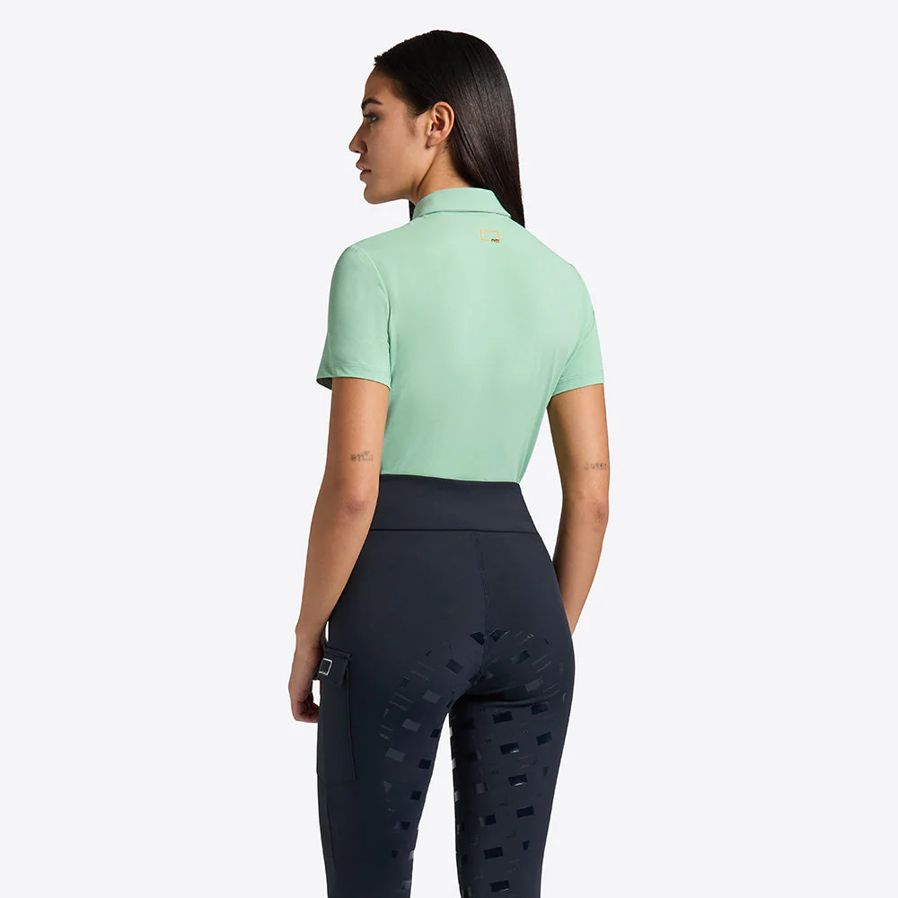 Rider's Gene Ladies Jersey Short Sleeve Training Zip Polo - Image 12
