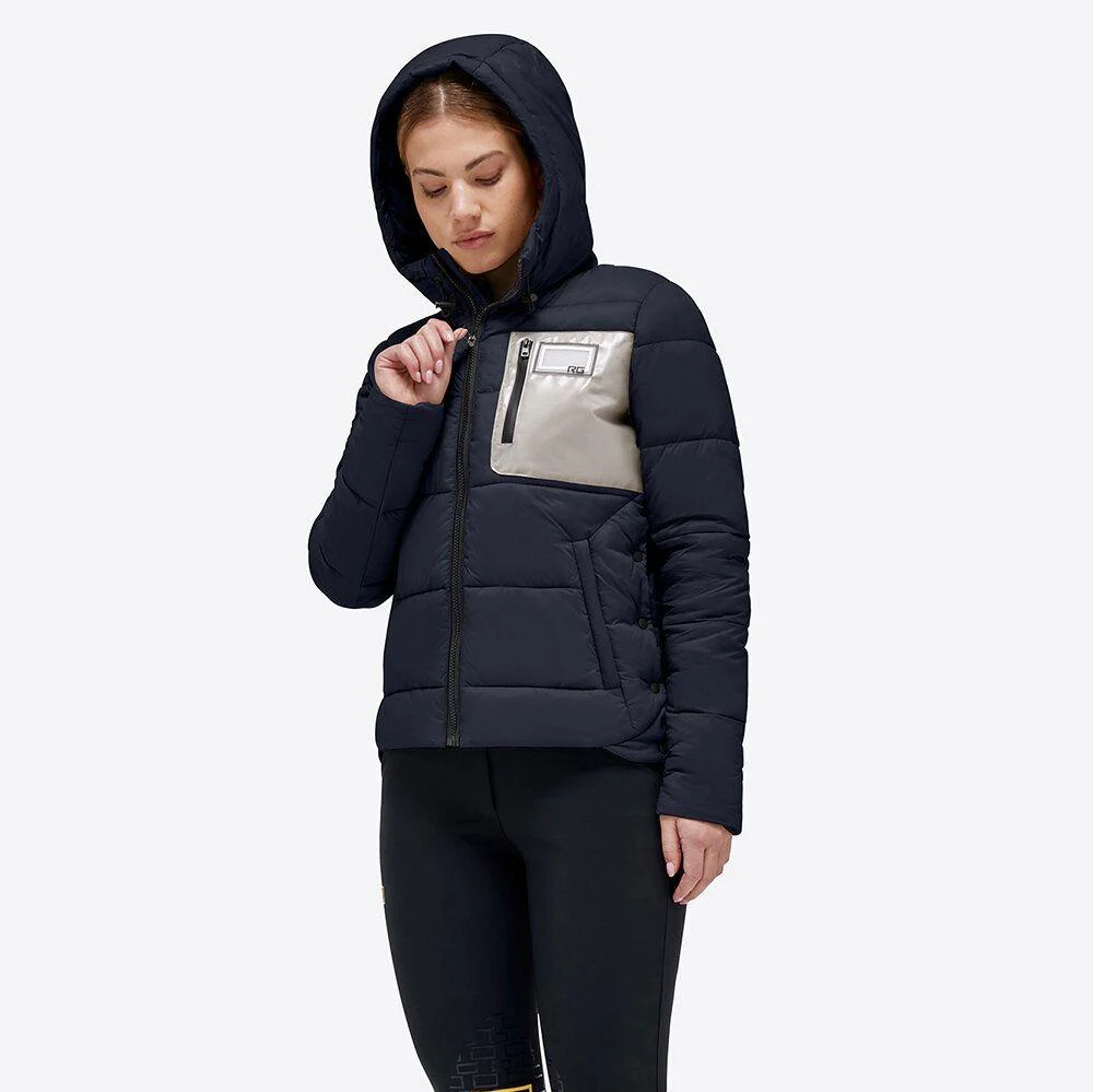 Rider's Gene Nylon Quilted Hooded Puffer Jacket