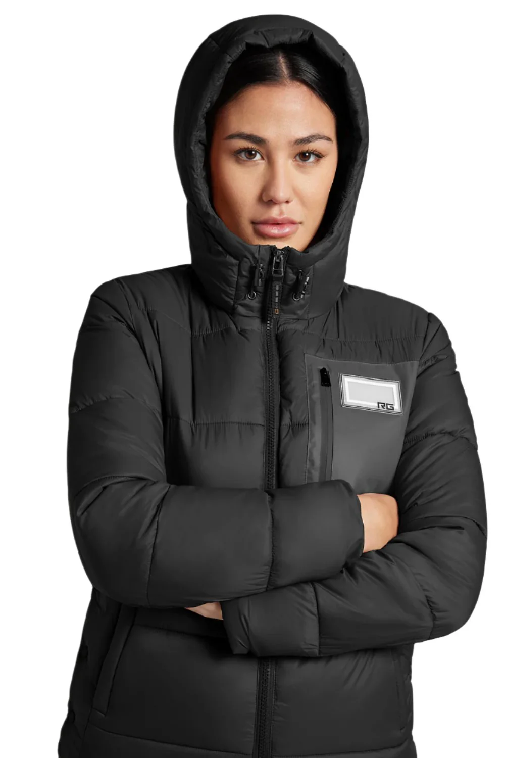 Rider's Gene Nylon Quilted Hooded Puffer Jacket - Image 6