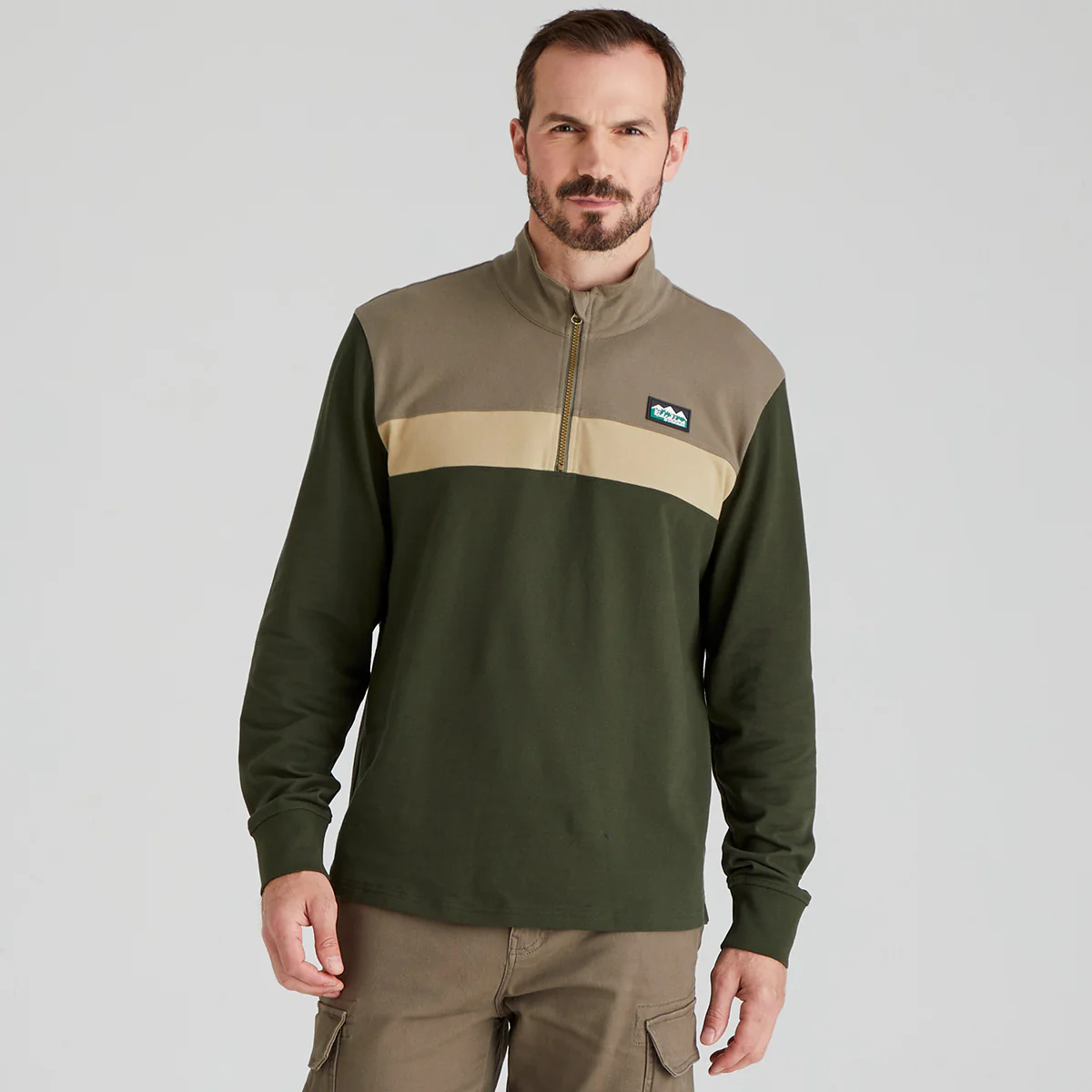Ridgeline Mens Backslider Rugby Top - Image 3