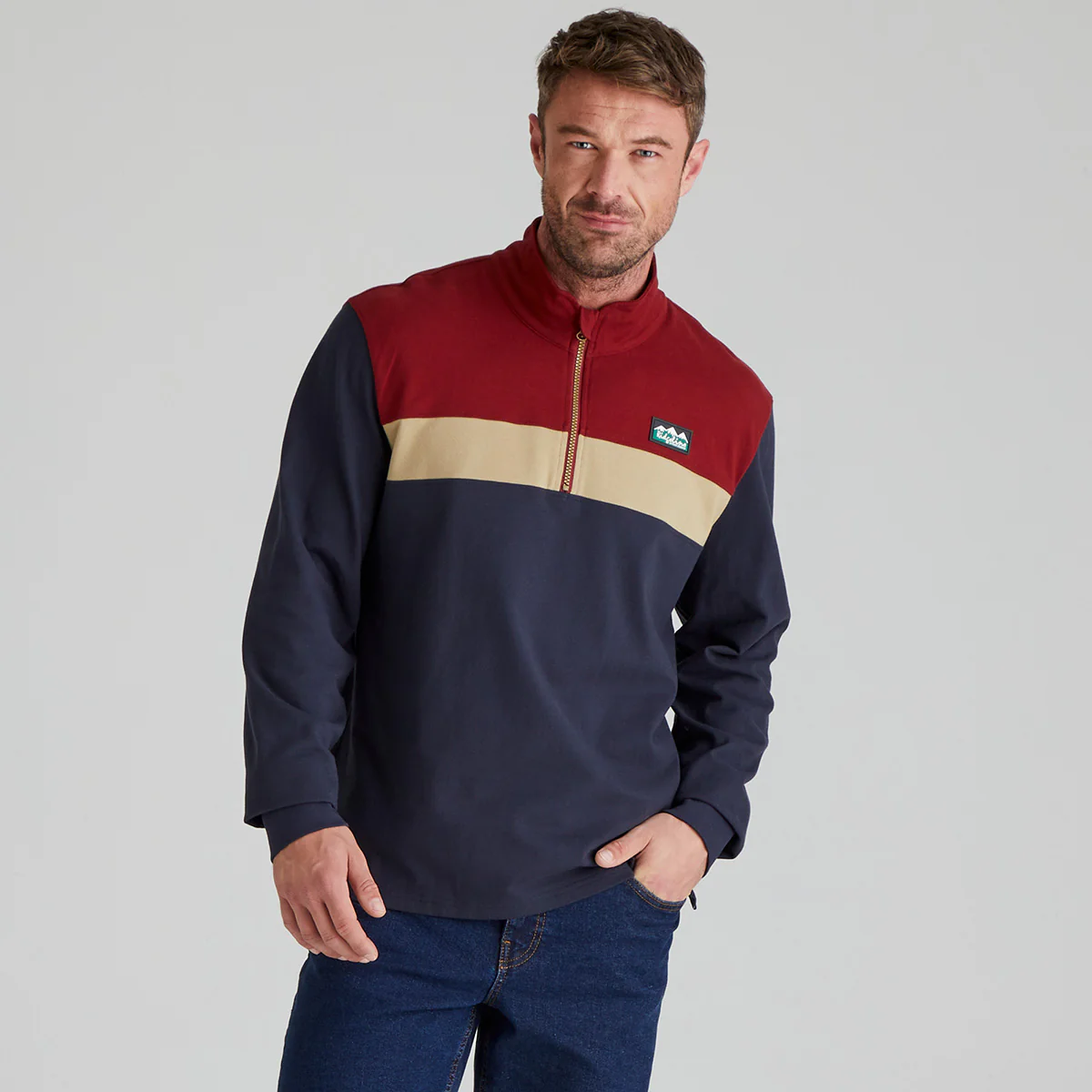 Ridgeline Mens Backslider Rugby Top - Image 8