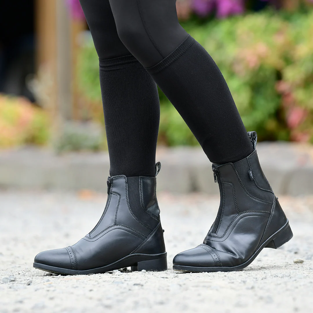 Saxon Syntovia Zip Paddock Boots - Adults - Image 2