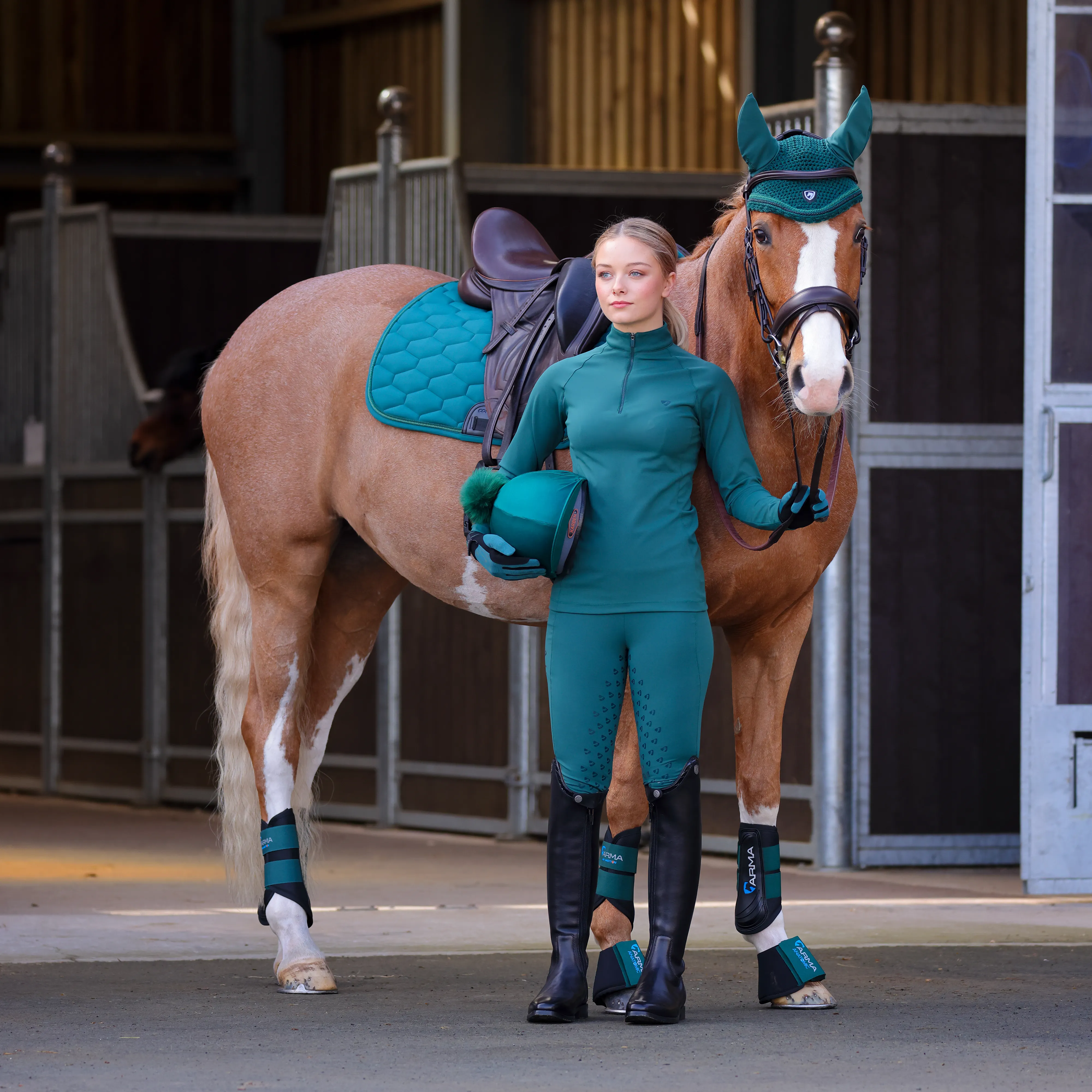 Shires ARMA Ear Bonnet - Image 4