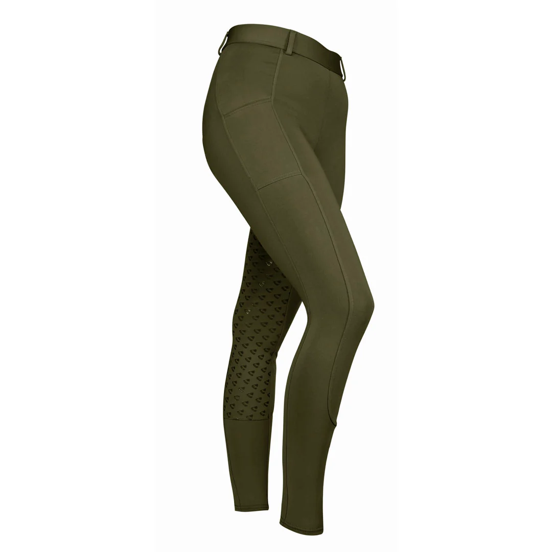 Shires Aubrion Albany Full Grip Young Riders Tights - Image 2
