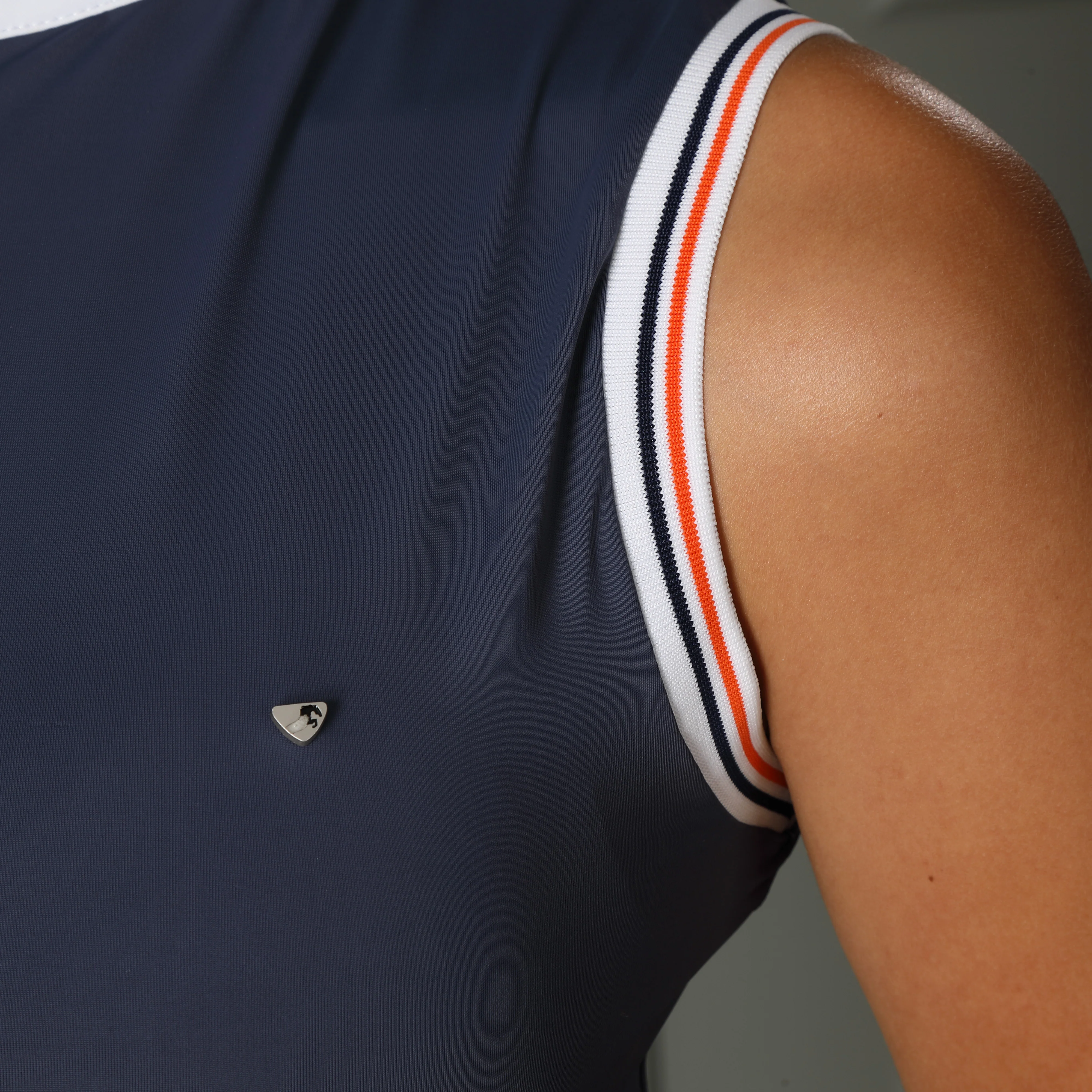 Shires Aubrion Arcaster Ladies Sleeveless Show Shirt - Image 4