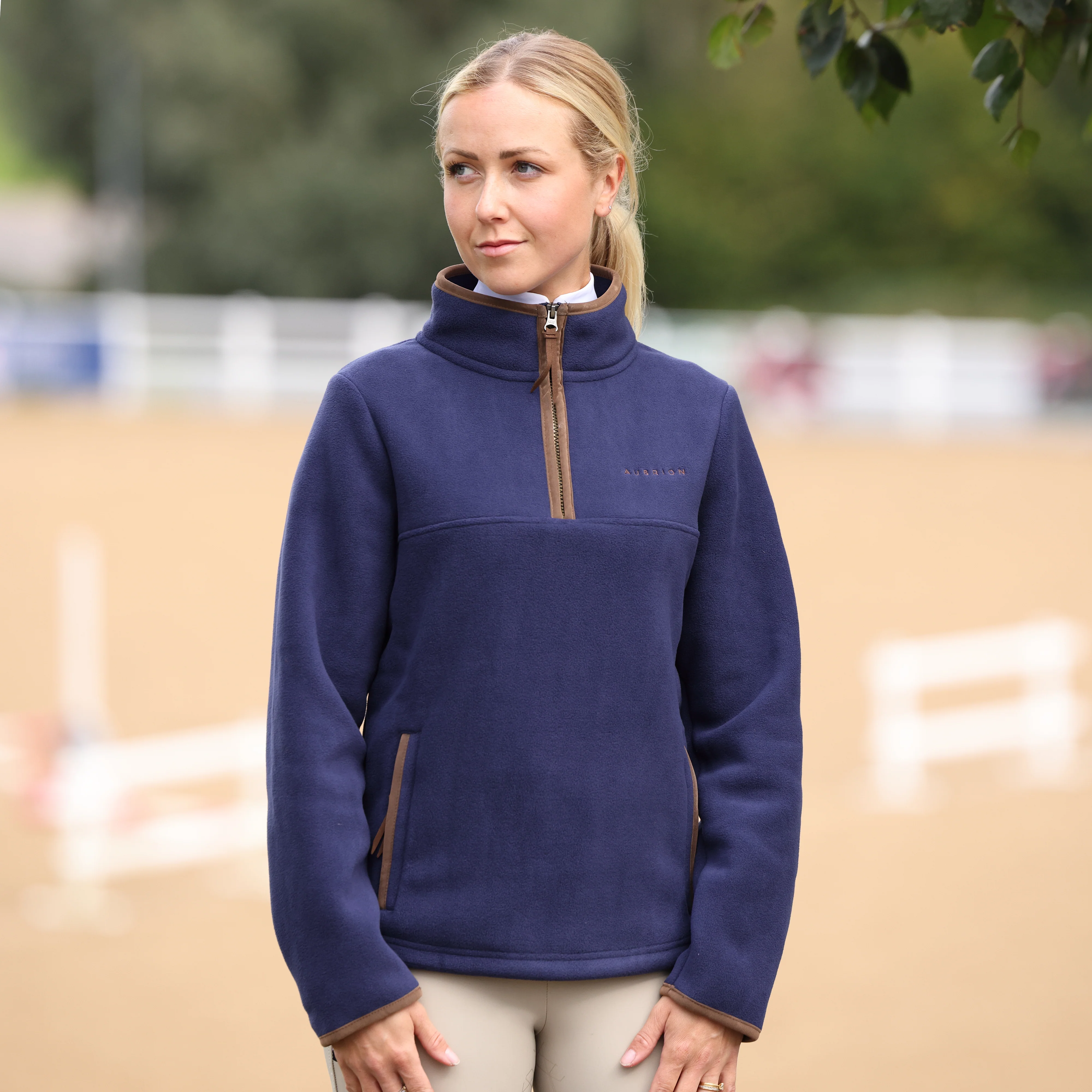 Shires Aubrion Core Ladies Half Zip Fleece - Image 4