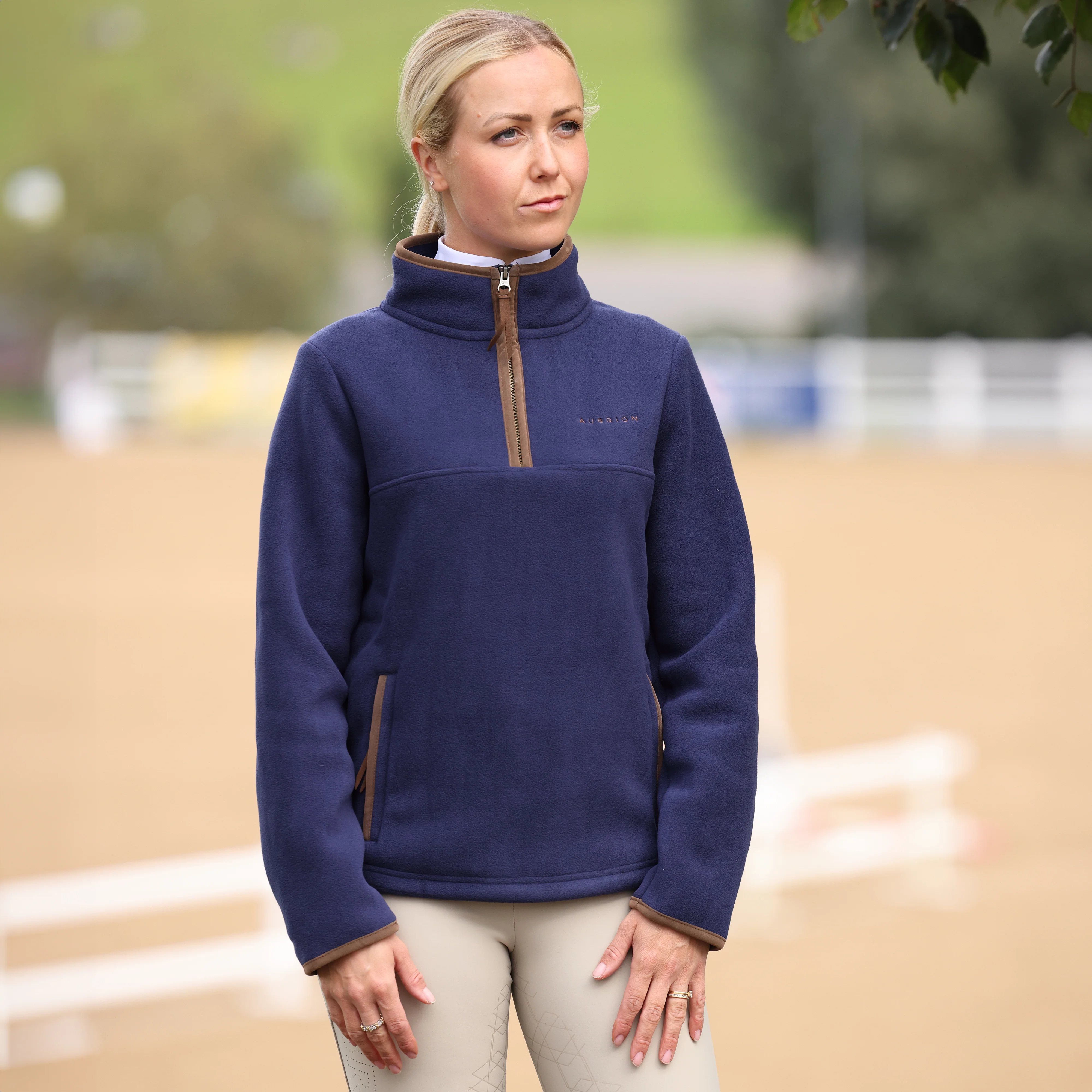 Shires Aubrion Core Ladies Half Zip Fleece - Image 5