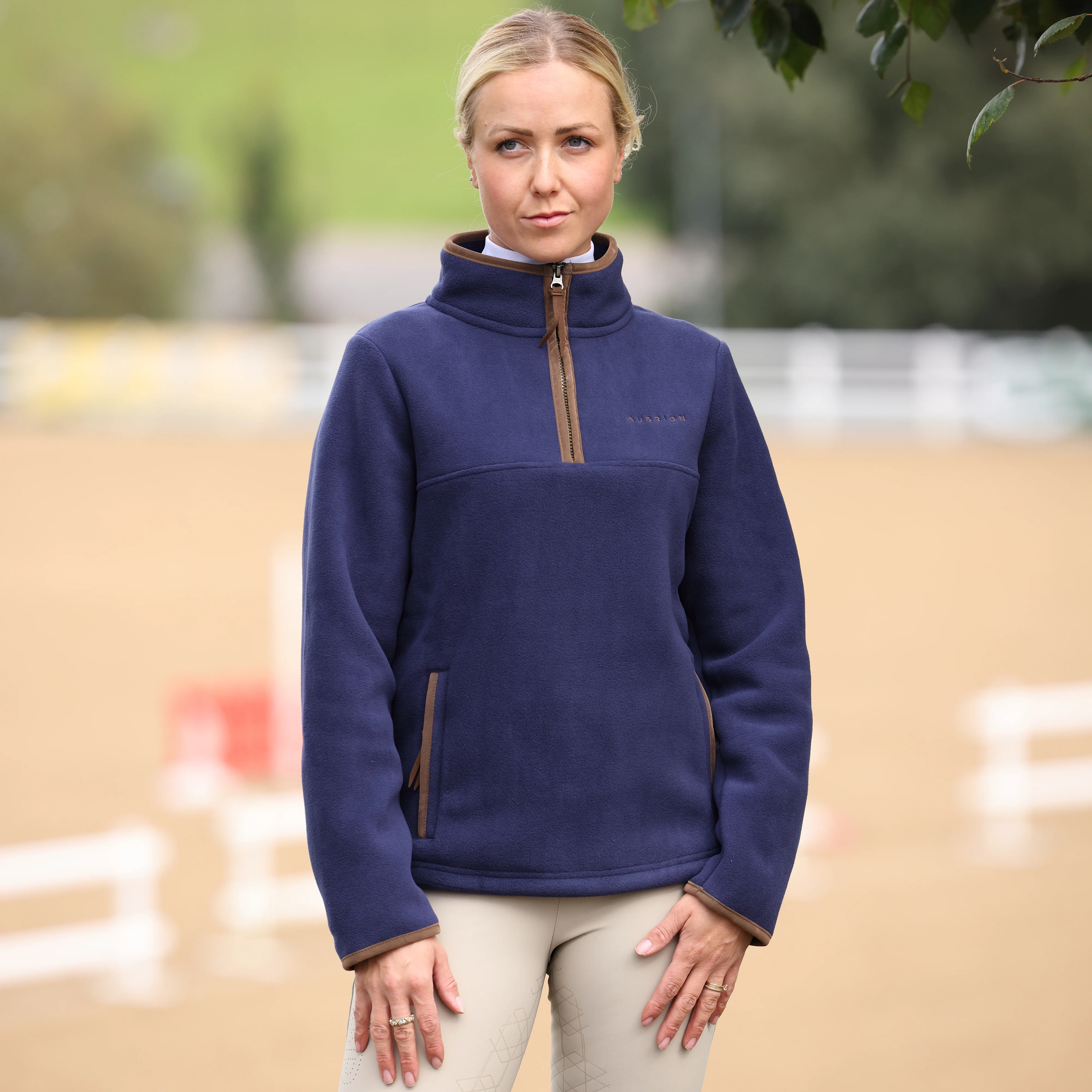 Shires Aubrion Core Ladies Half Zip Fleece - Image 6