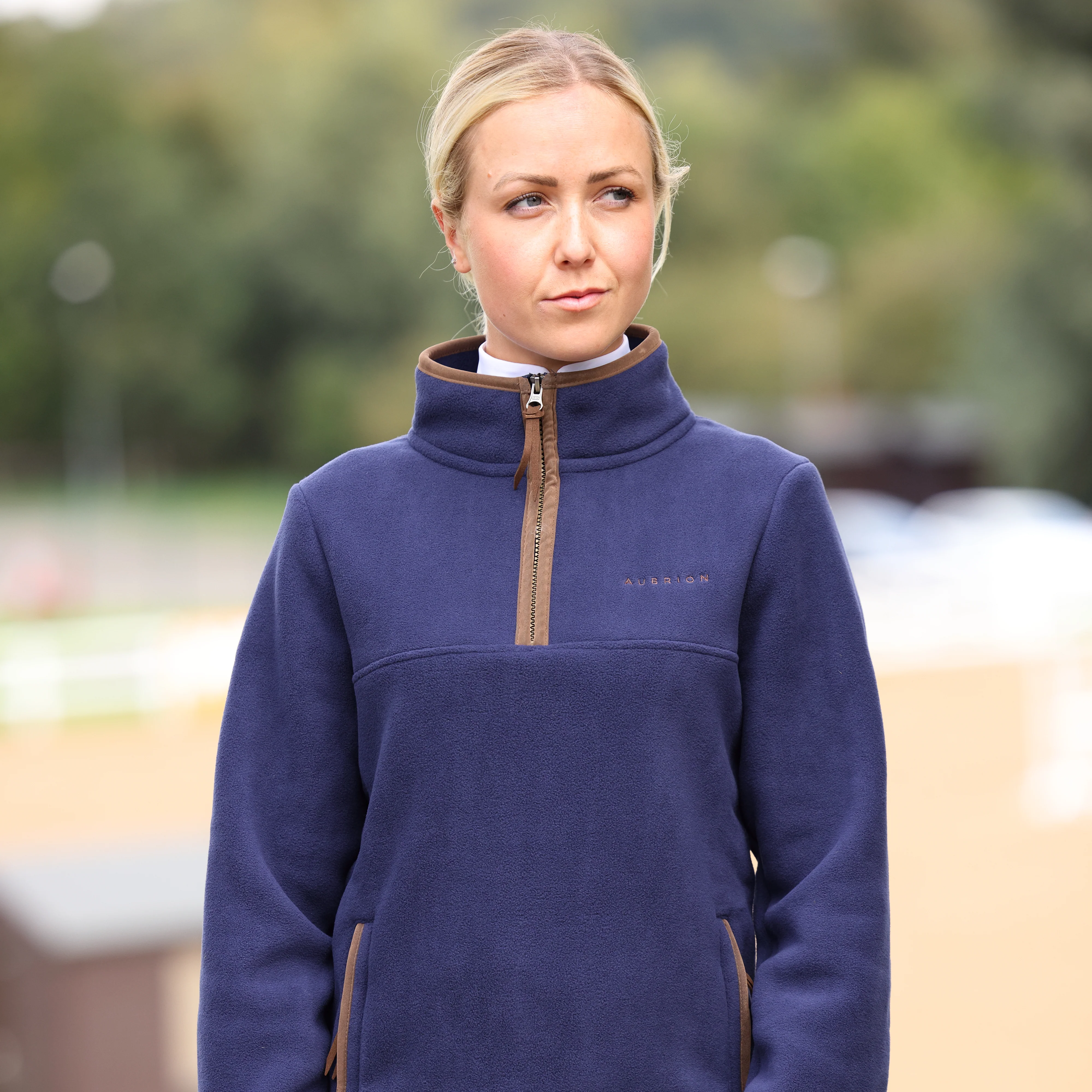 Shires Aubrion Core Ladies Half Zip Fleece - Image 7