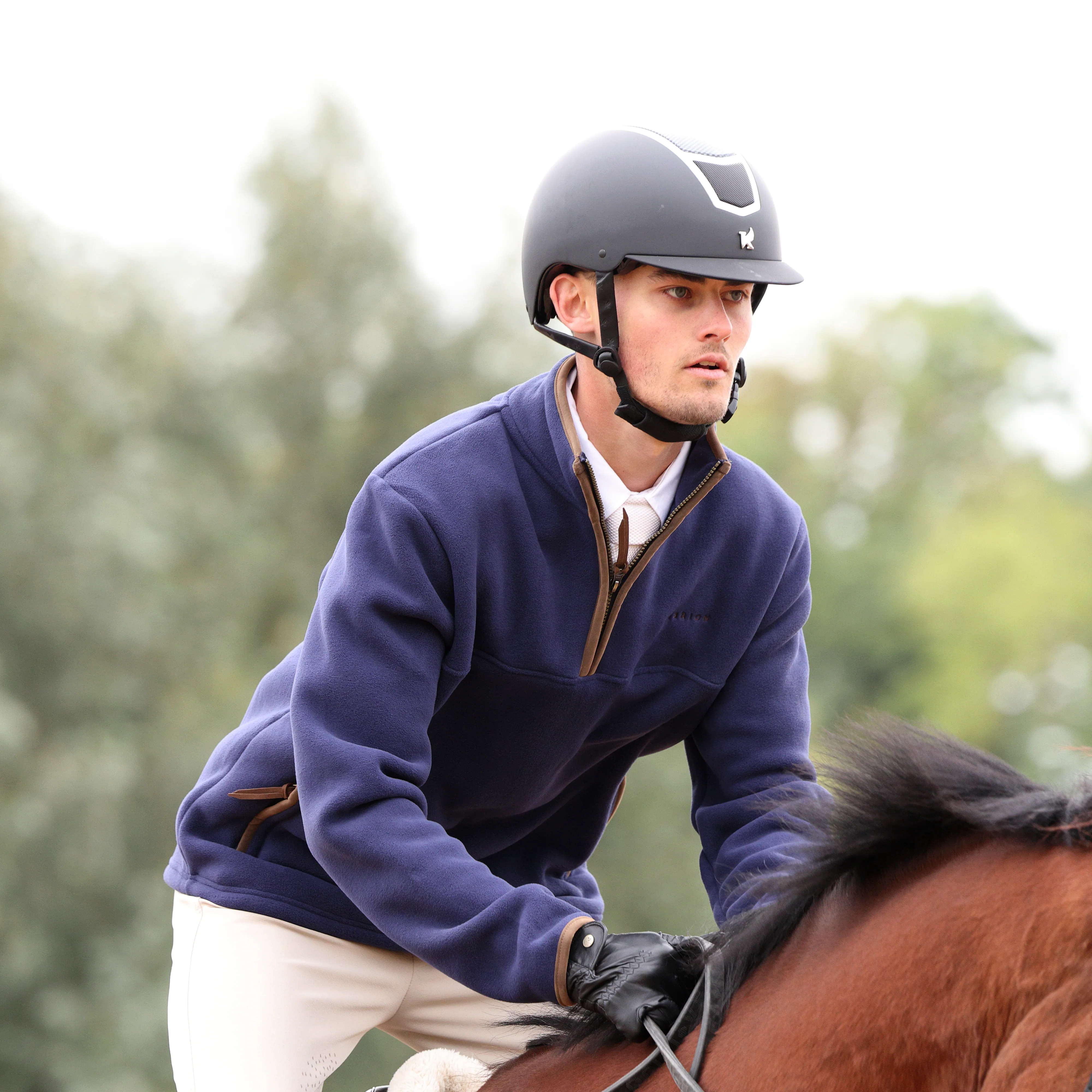 Shires Aubrion Core Men's Half Zip Fleece - Image 9