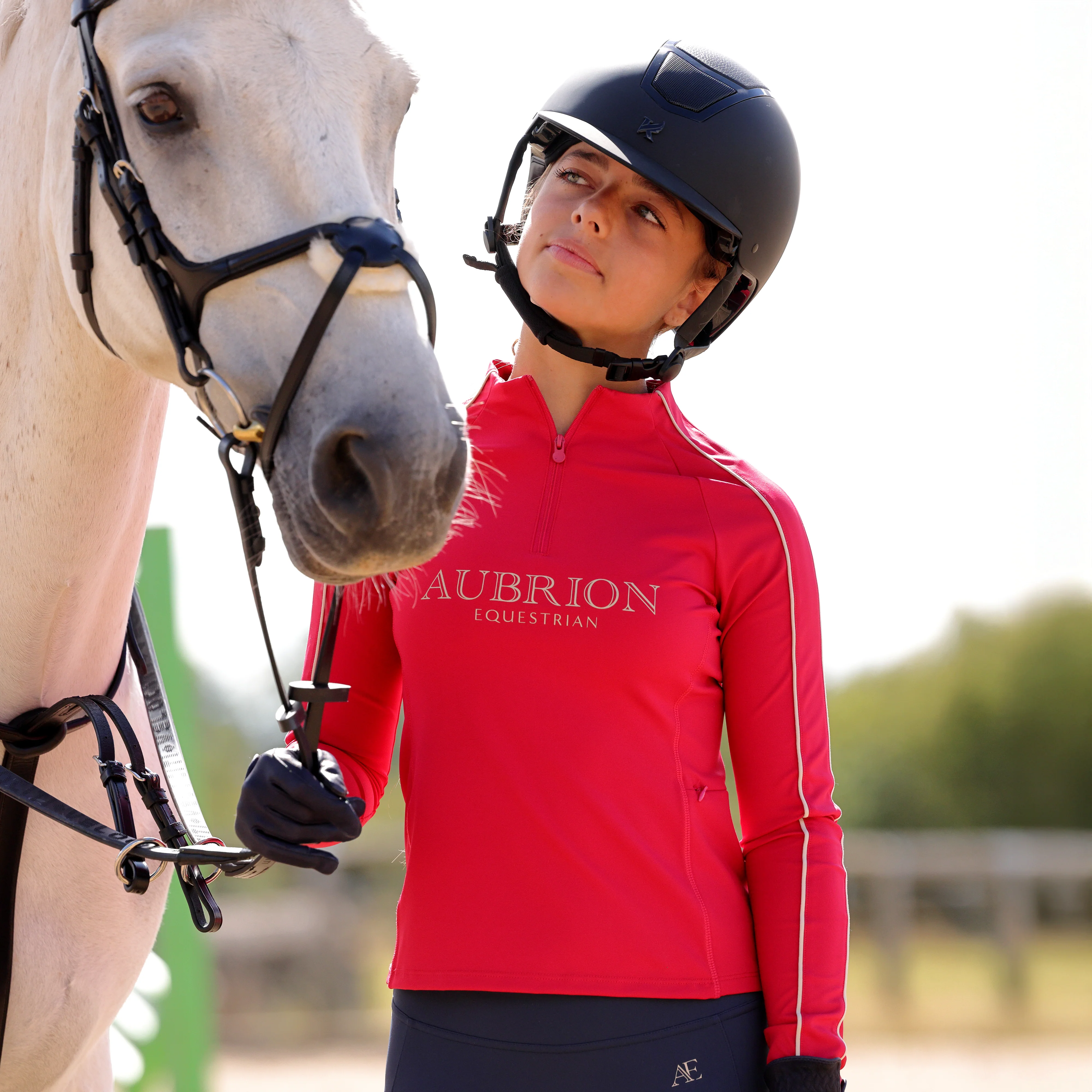 Shires Aubrion Equestrian Long Sleeve Base Layer -Young Rider - Image 9