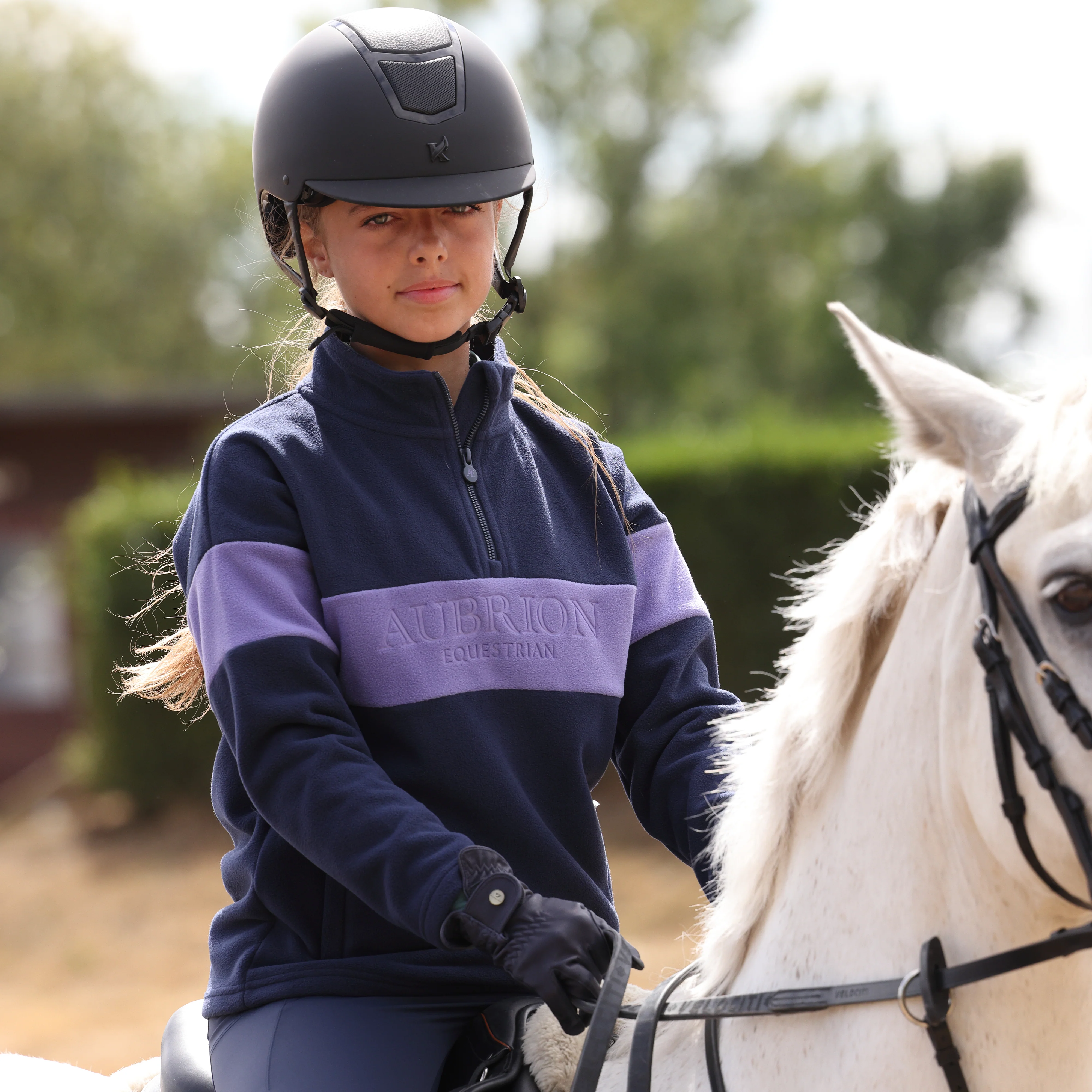 Shires Aubrion Equestrian Quarter Zip Fleece - Young Rider - Image 11