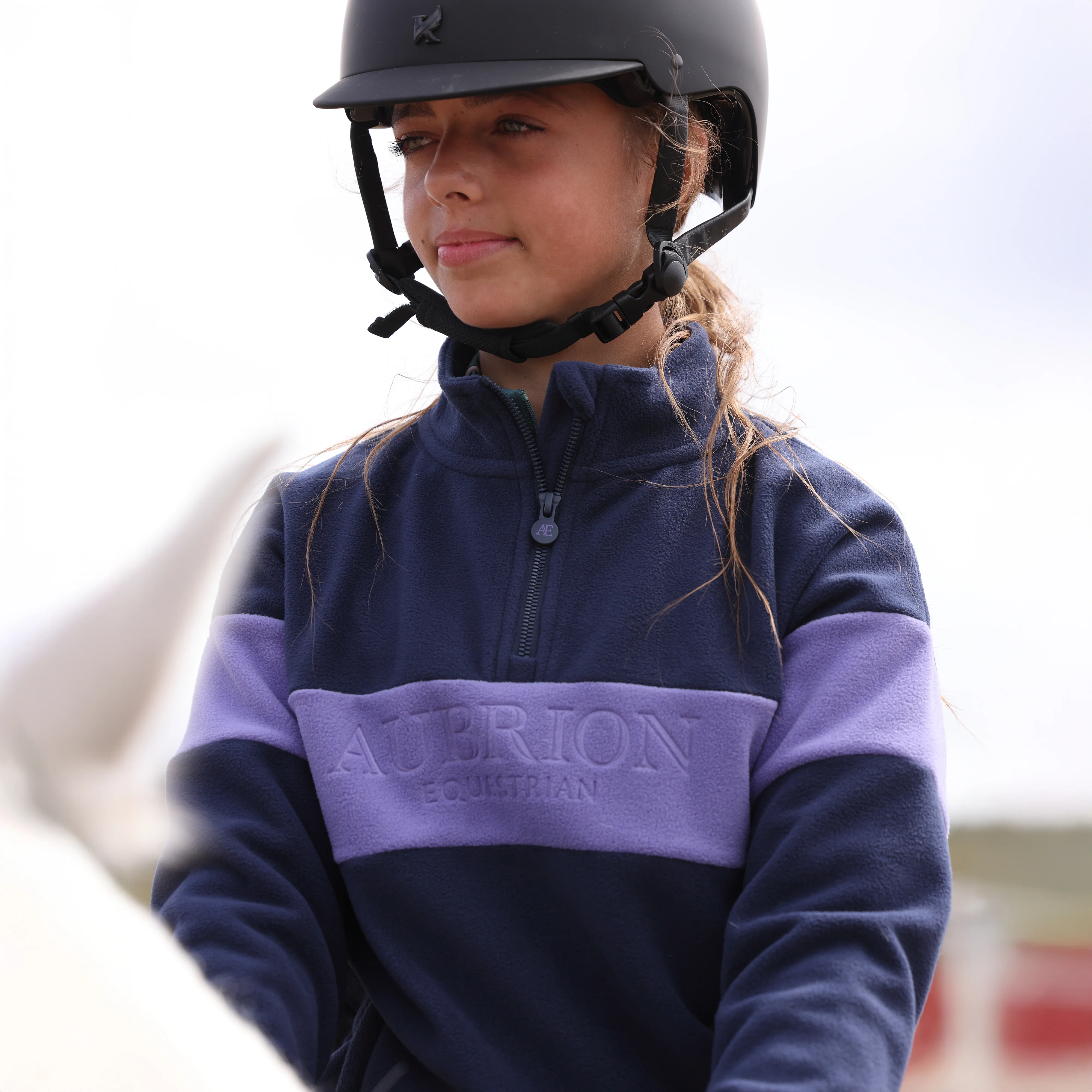 Shires Aubrion Equestrian Quarter Zip Fleece - Young Rider - Image 12