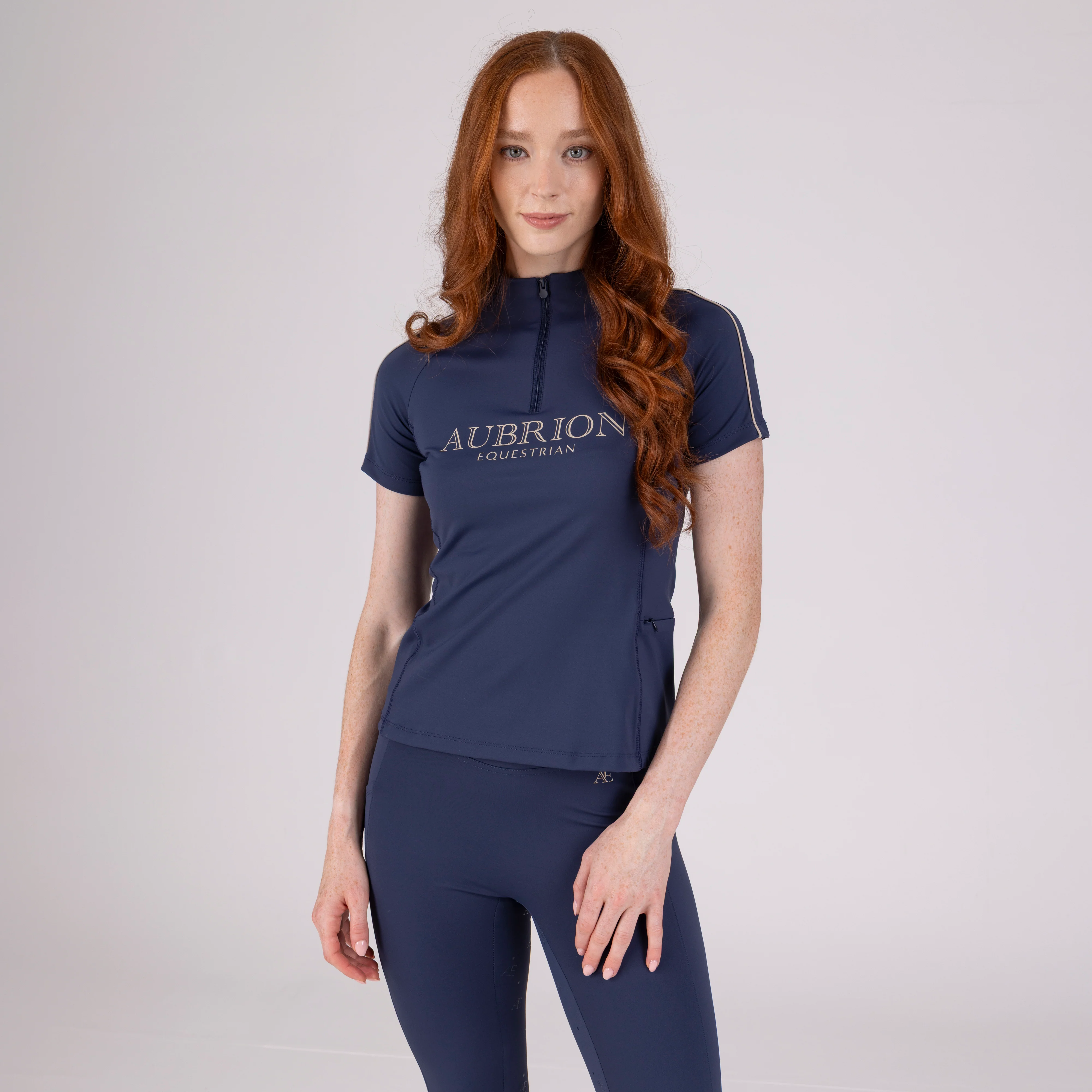 Shires Aubrion Equestrian Short Sleeve Base Layer - Image 4