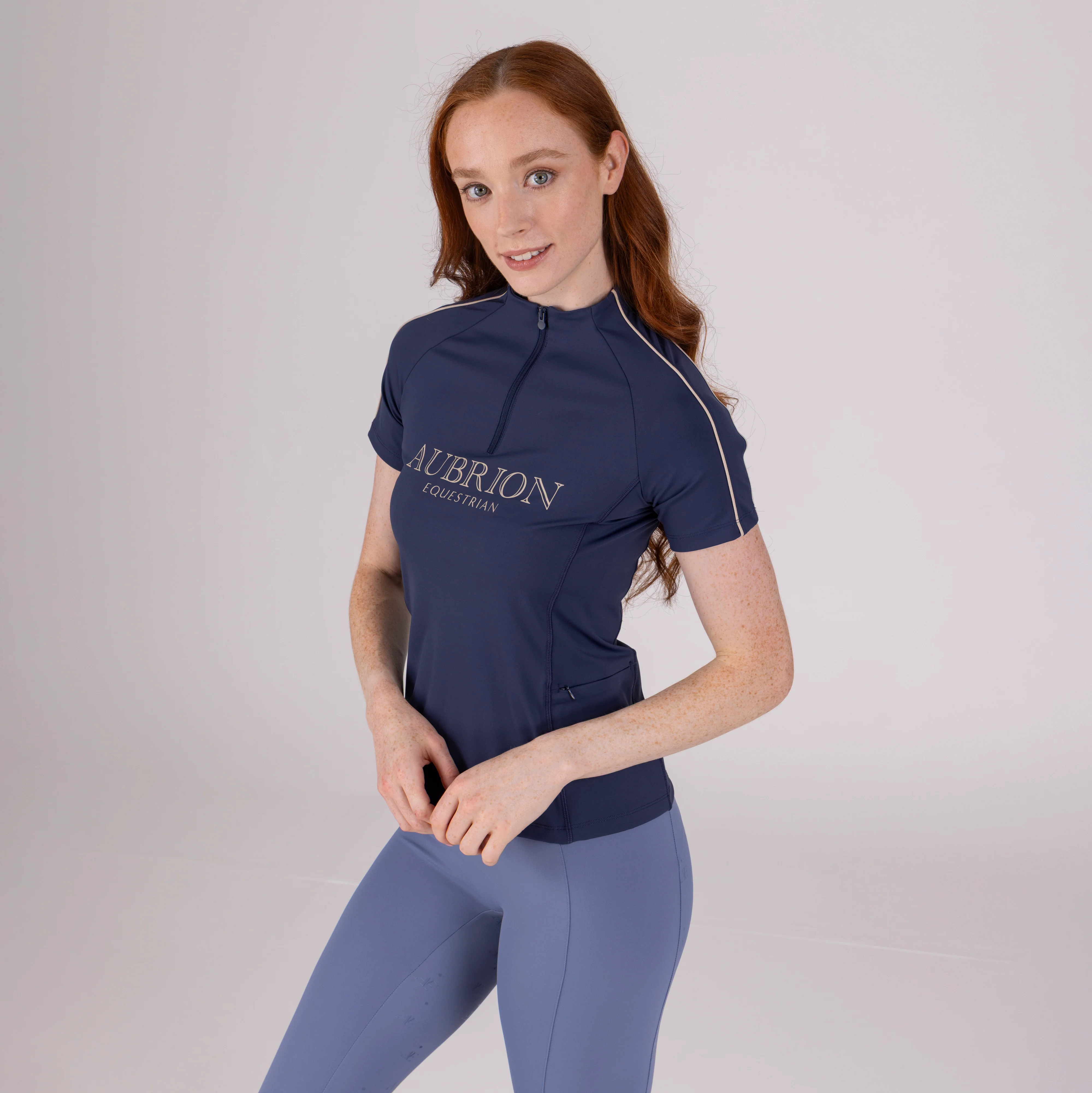 Shires Aubrion Equestrian Short Sleeve Base Layer - Image 5