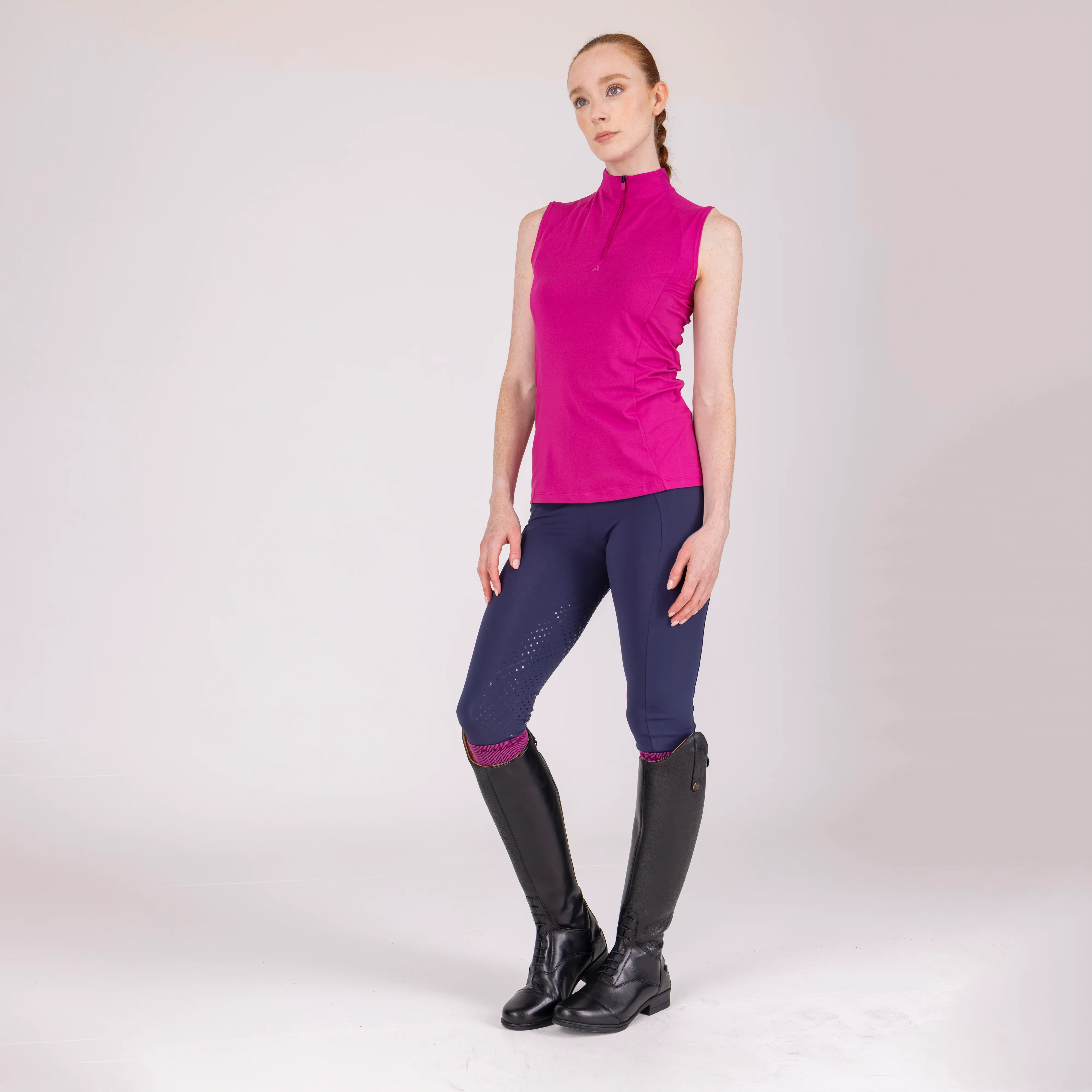 Shires Aubrion Ladies React Sculpt Riding Tights - Image 6