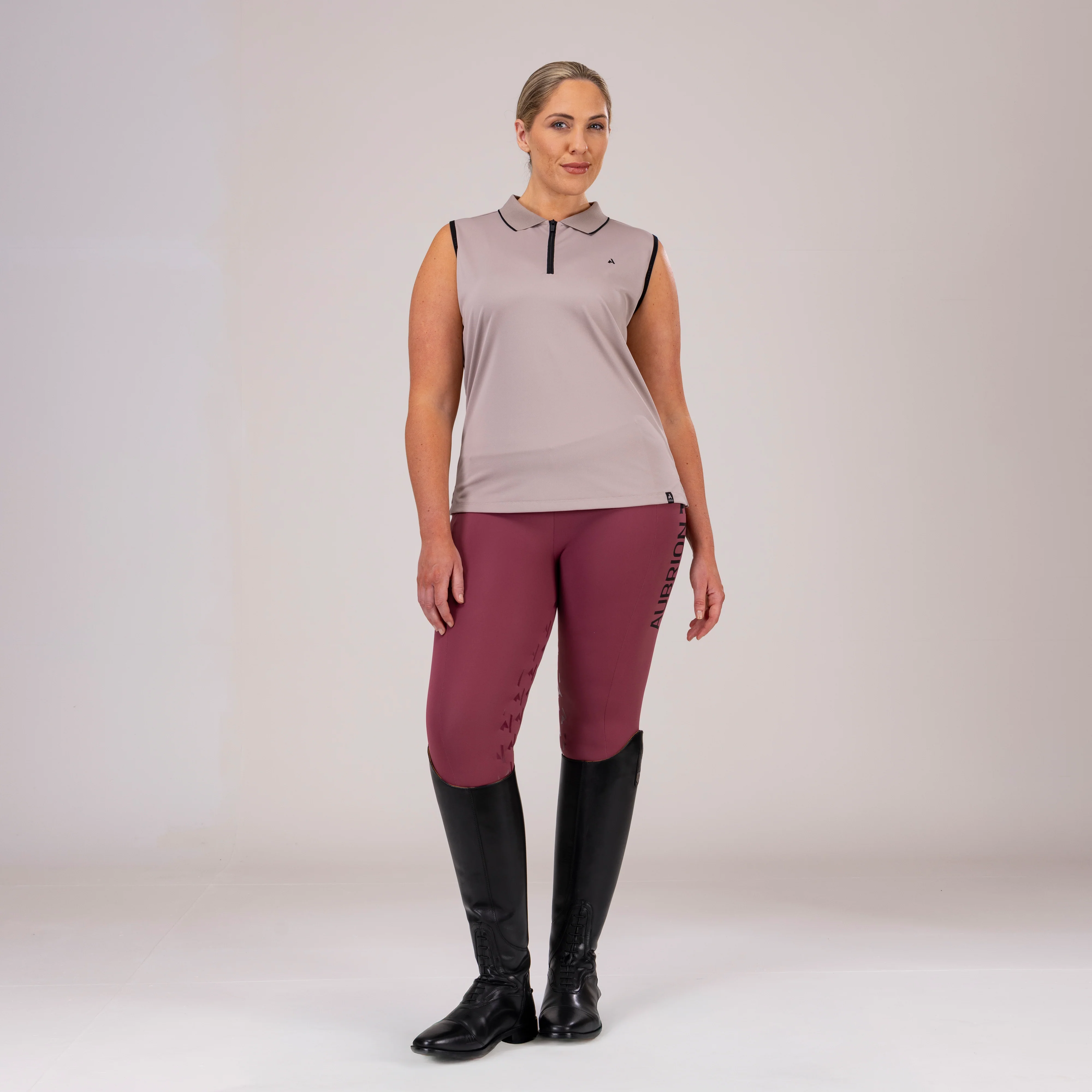 Shires Aubrion Ladies React Sleeveless Tech Polo - Image 29