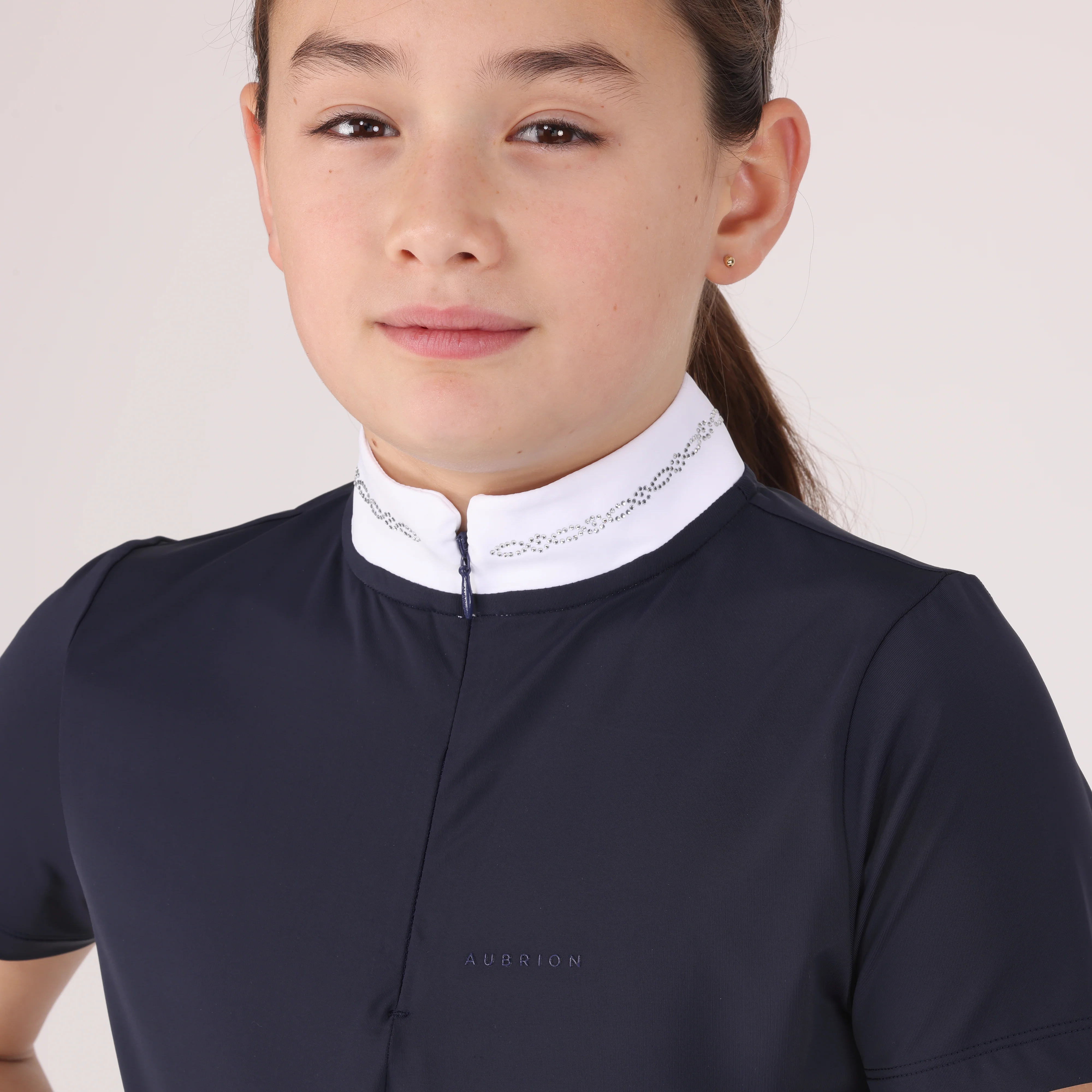 Shires Aubrion Optima LX Show Shirt - Young Rider - Image 12
