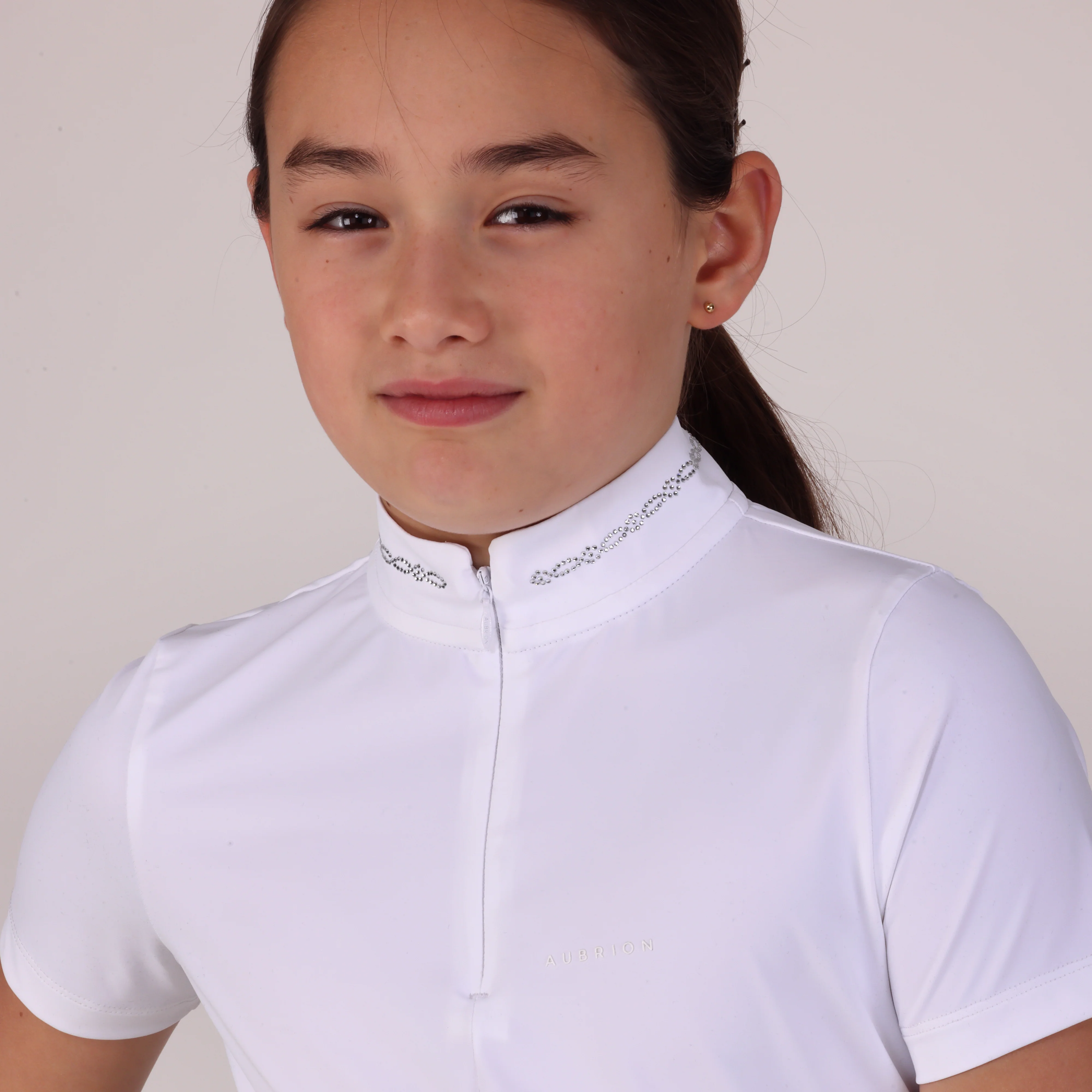 Shires Aubrion Optima LX Show Shirt - Young Rider - Image 19