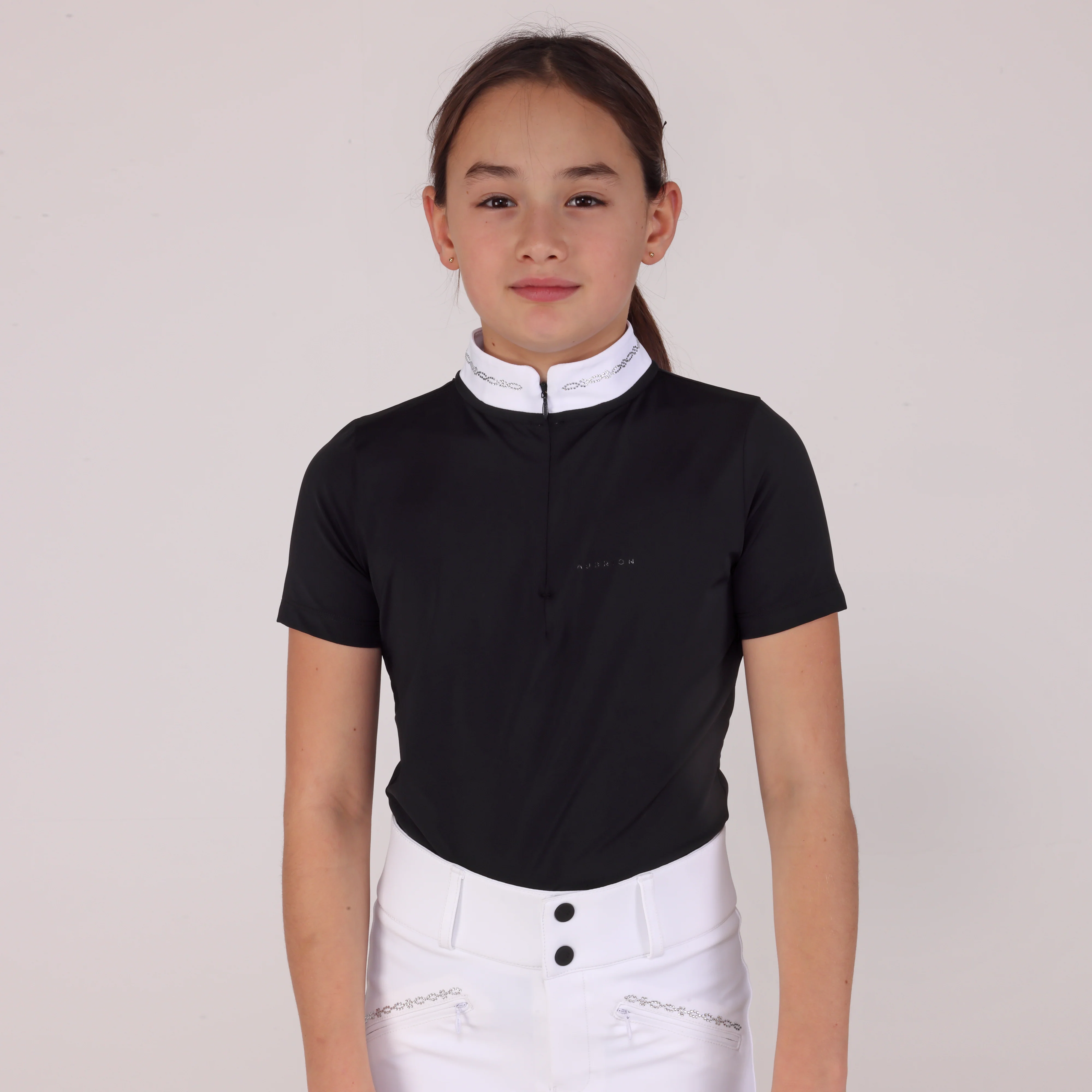 Shires Aubrion Optima LX Show Shirt - Young Rider - Image 7
