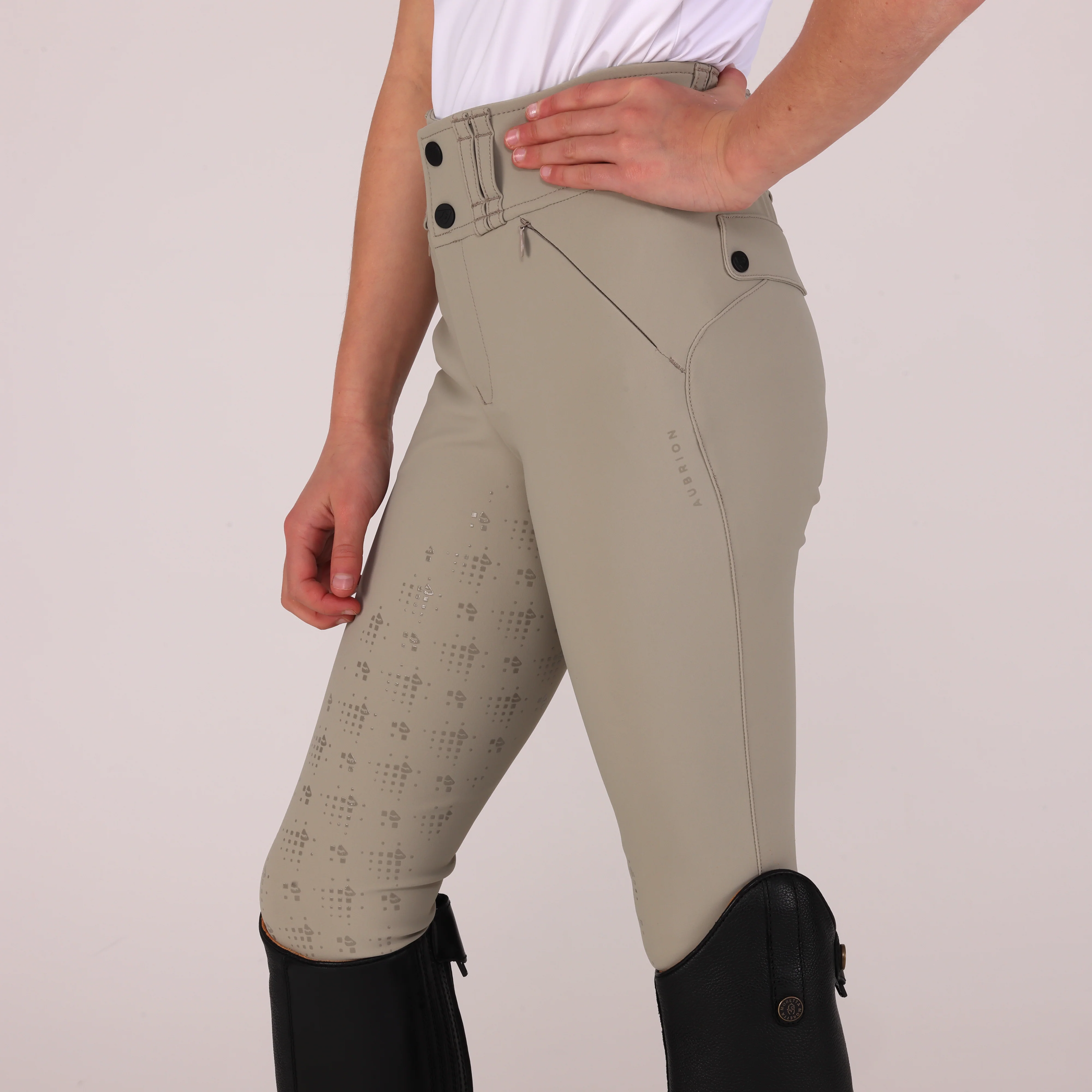 Shires Aubrion Optima MX Breeches - Young Rider - Image 39