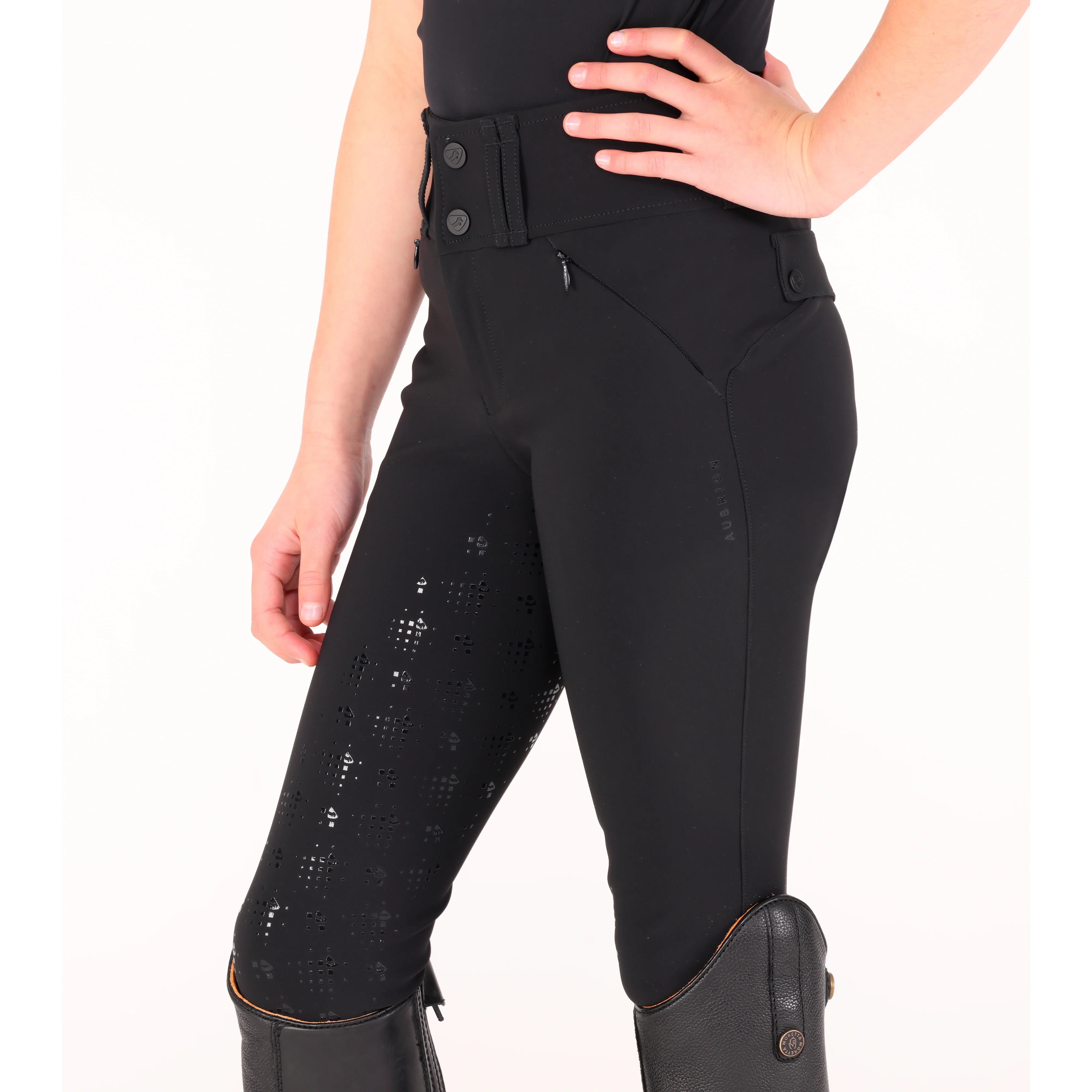 Shires Aubrion Optima MX Breeches - Young Rider - Image 5