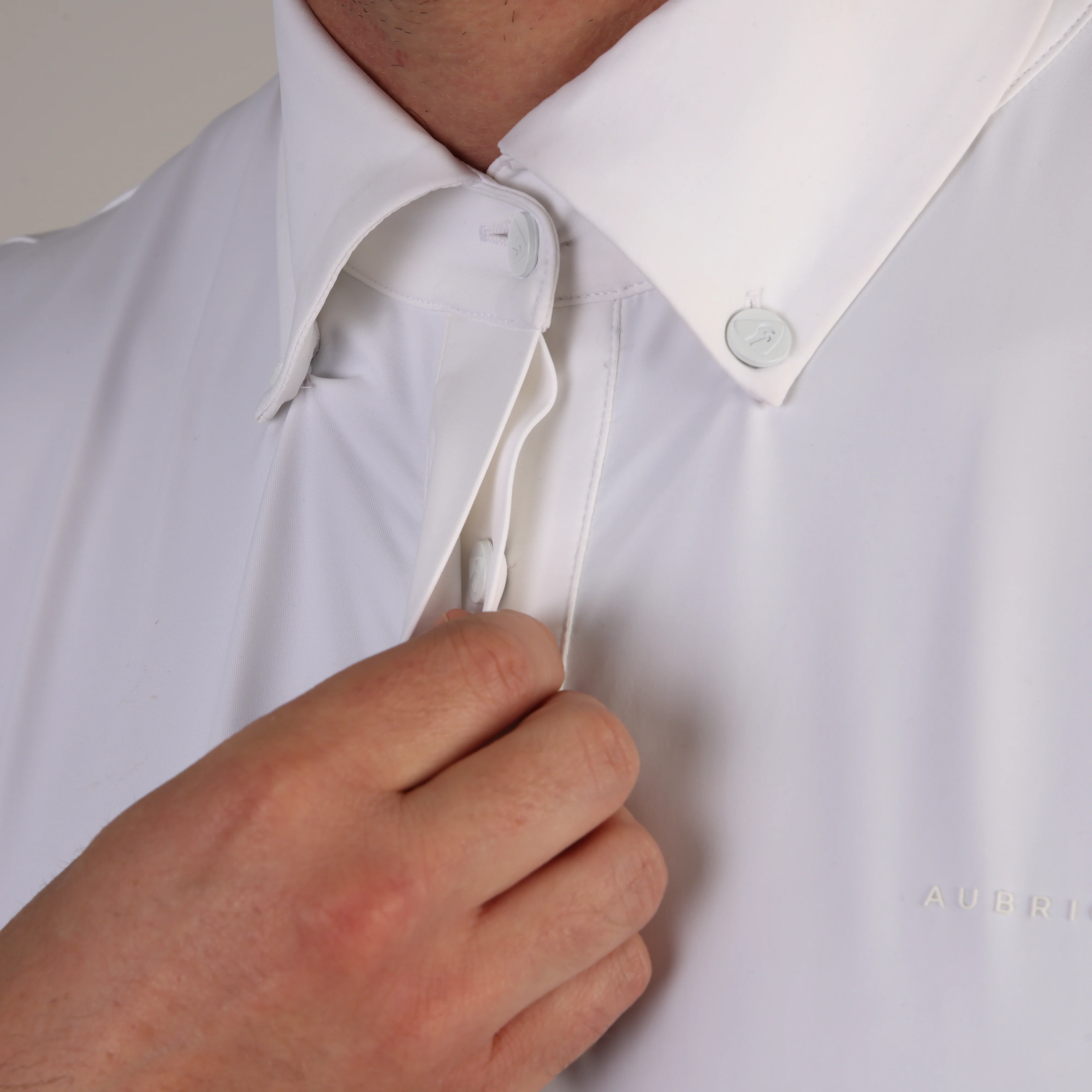 Shires Aubrion Optima MX Button Show Shirt - Mens - Image 11