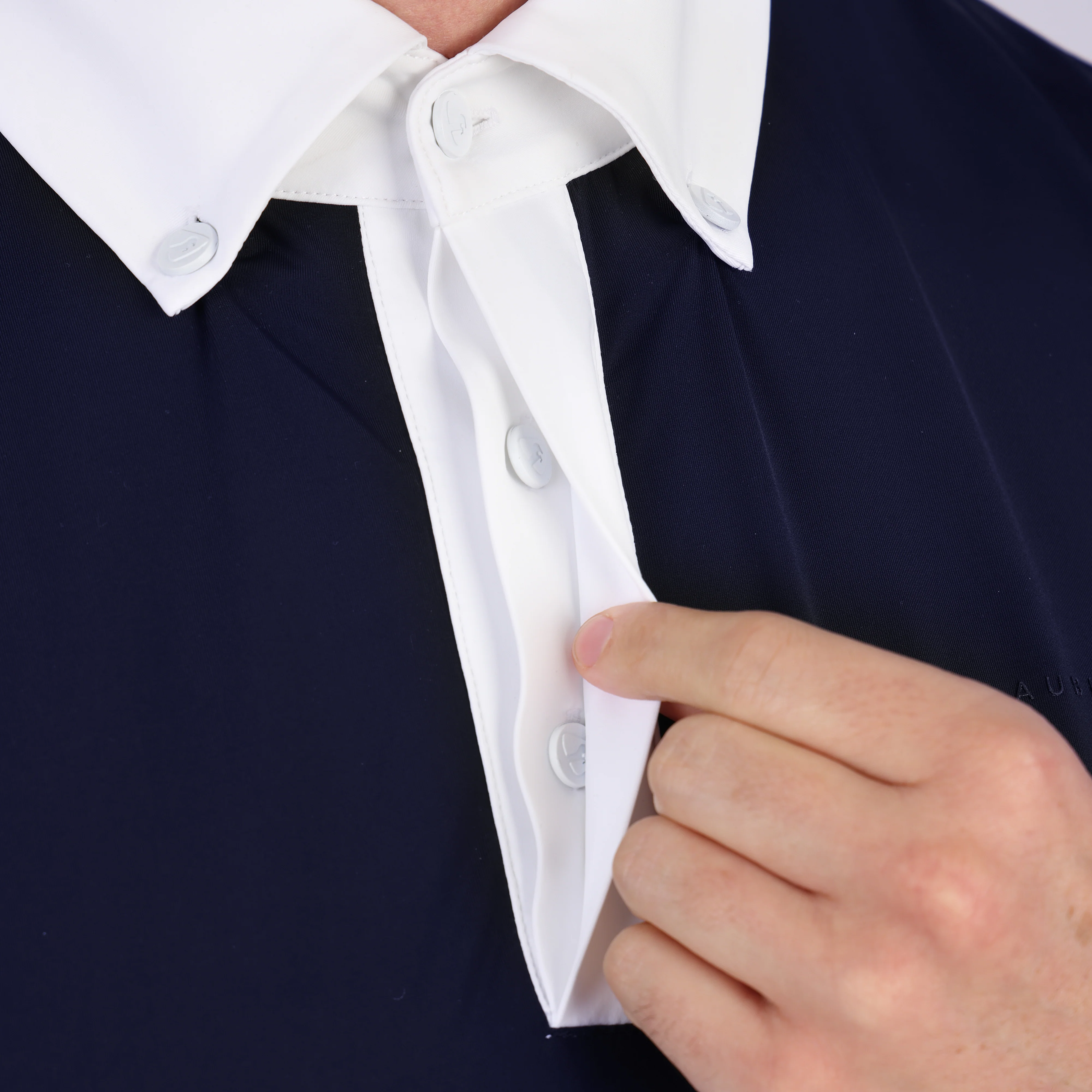 Shires Aubrion Optima MX Button Show Shirt - Mens - Image 6