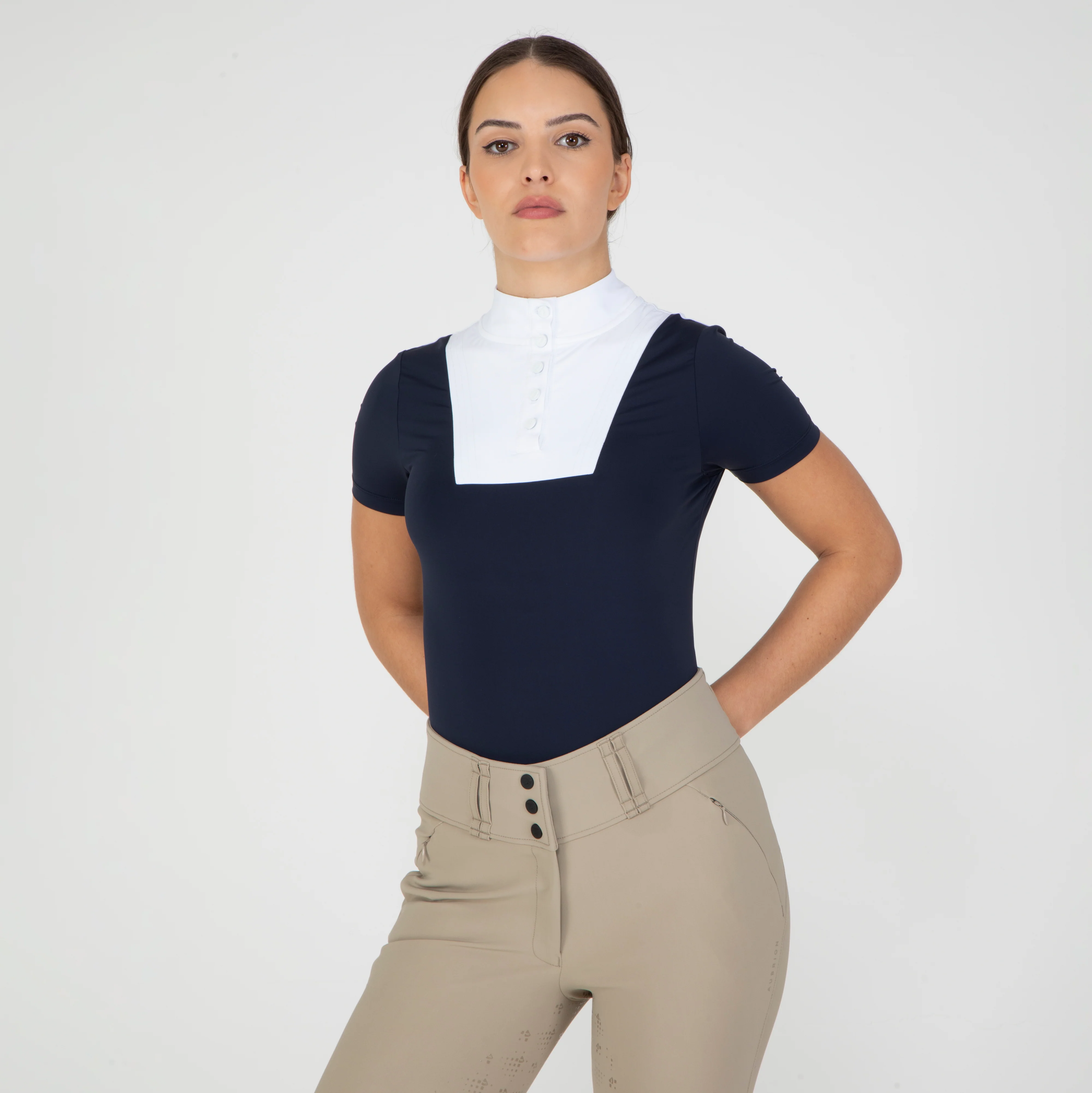 Shires Aubrion Optima MX Show Shirt - Image 7