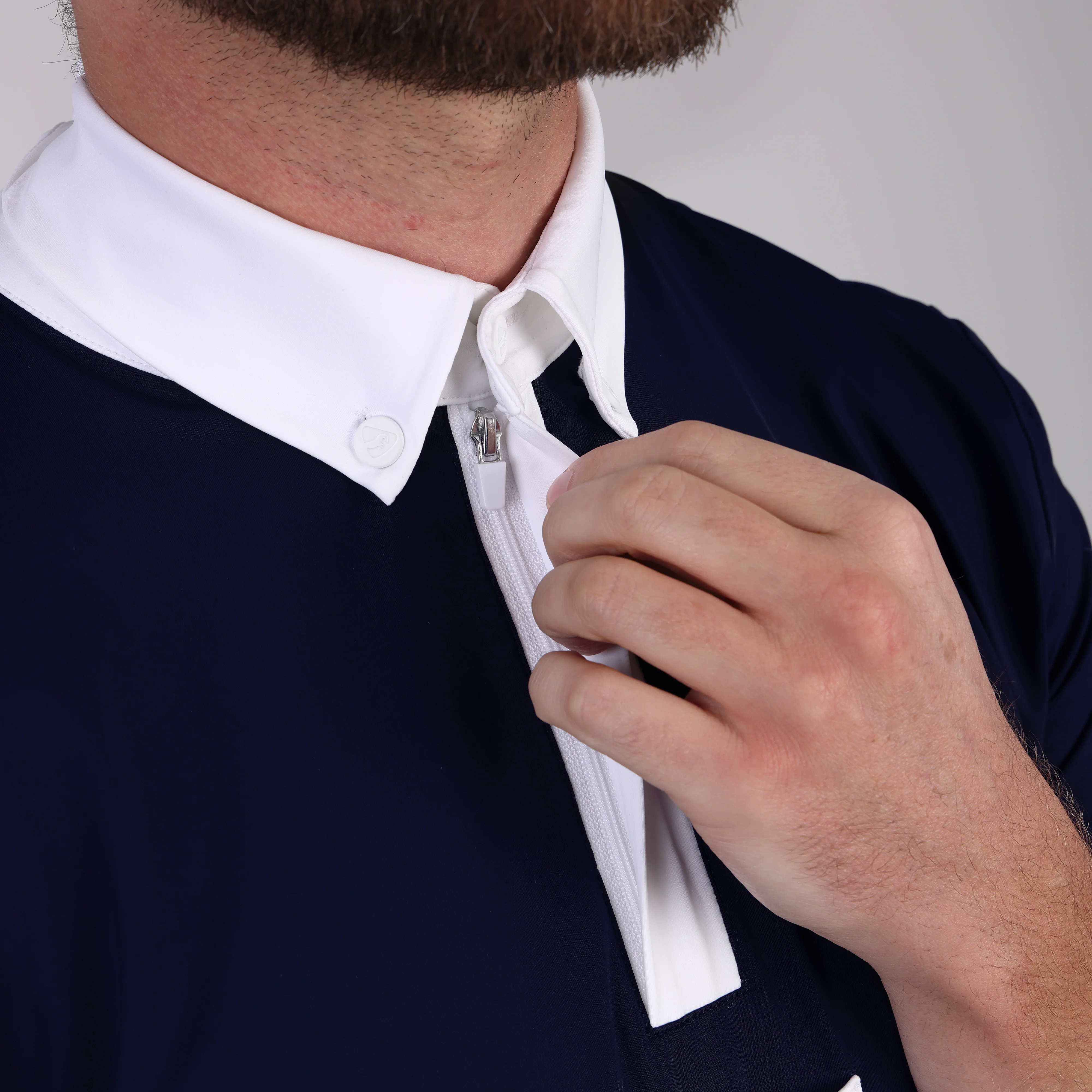 Shires Aubrion Optima MX Zip Show Shirt - Mens - Image 8