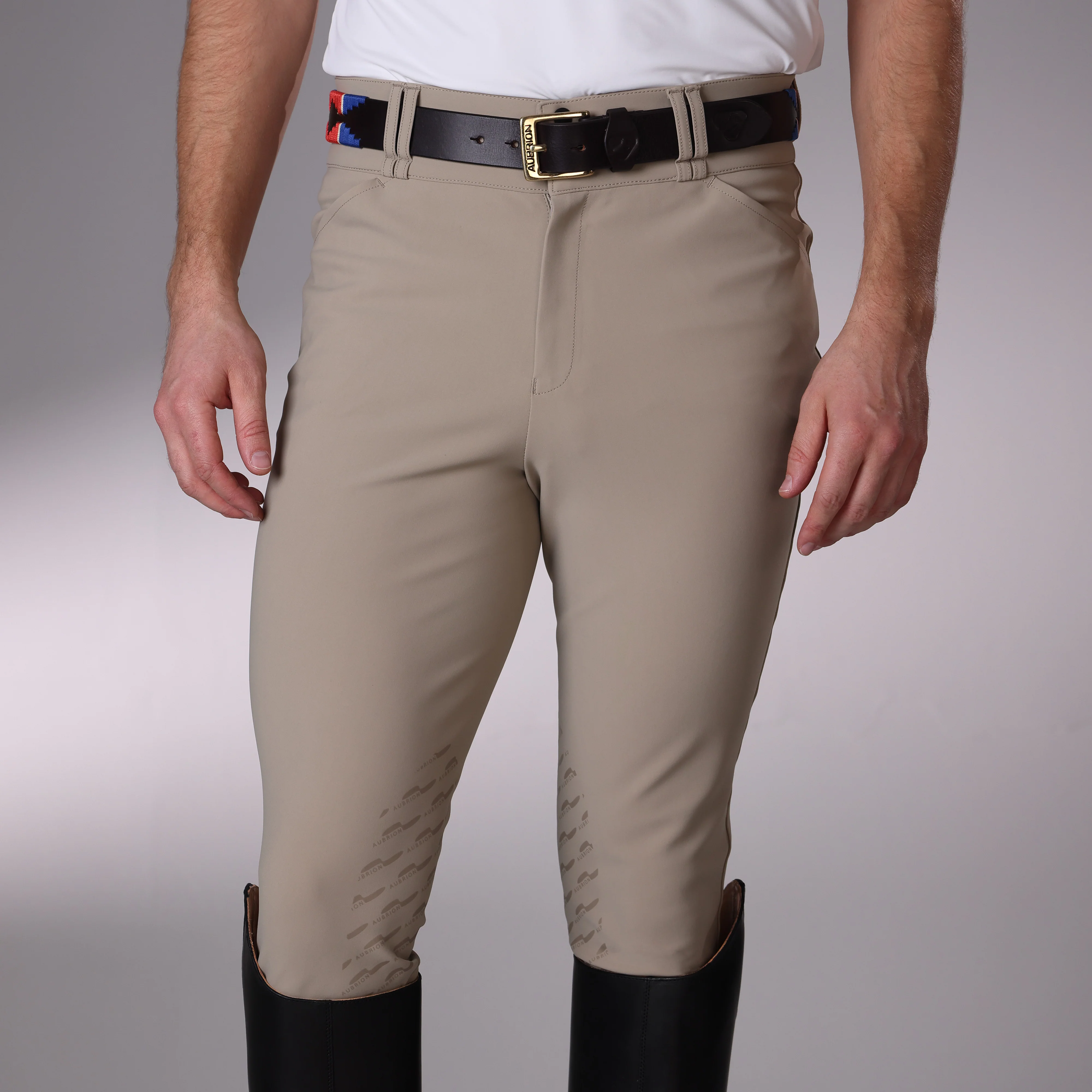 Shires Aubrion Optima MX-KG Breeches - Mens - Image 3
