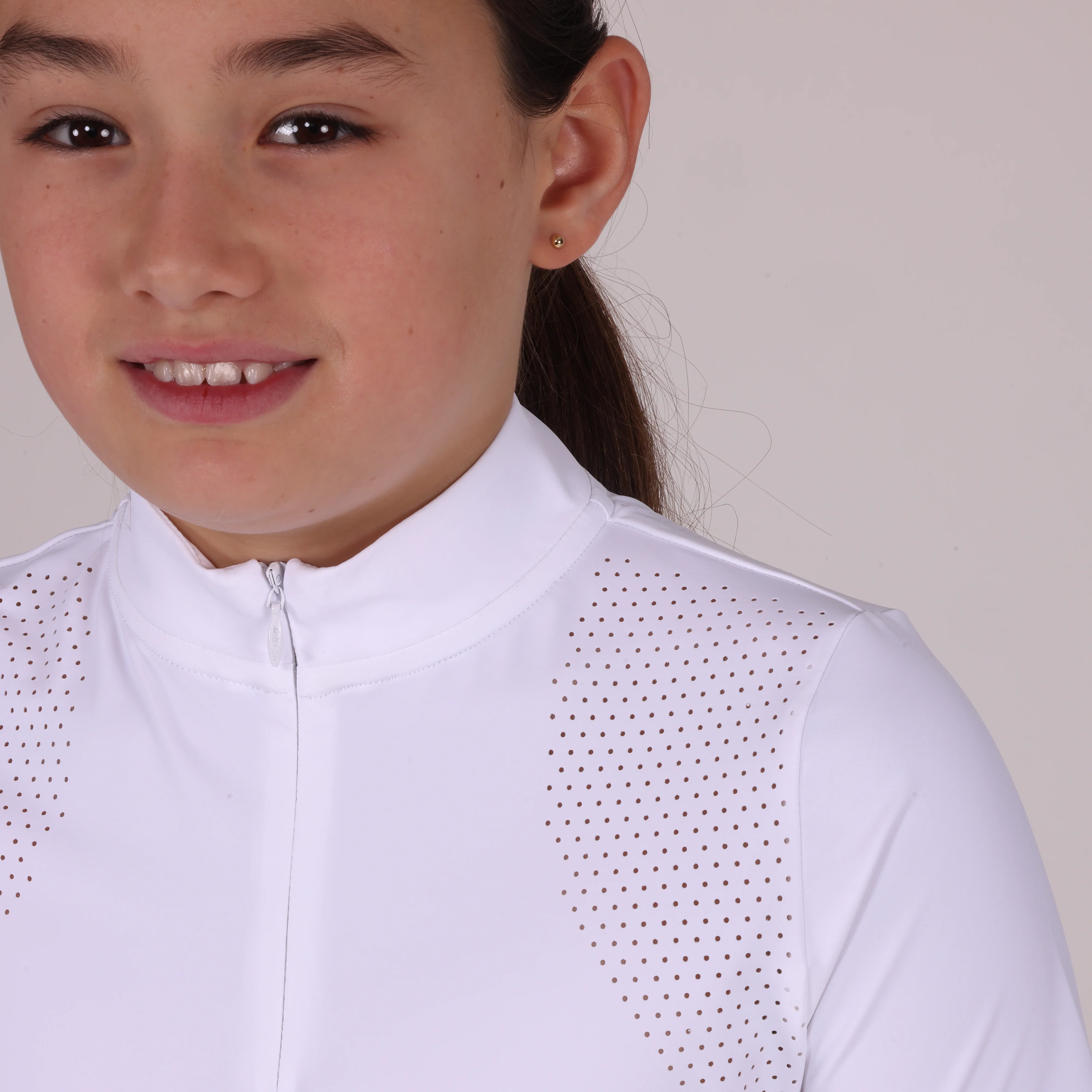 Shires Aubrion Optima QX Show Shirt - Young Rider - Image 27