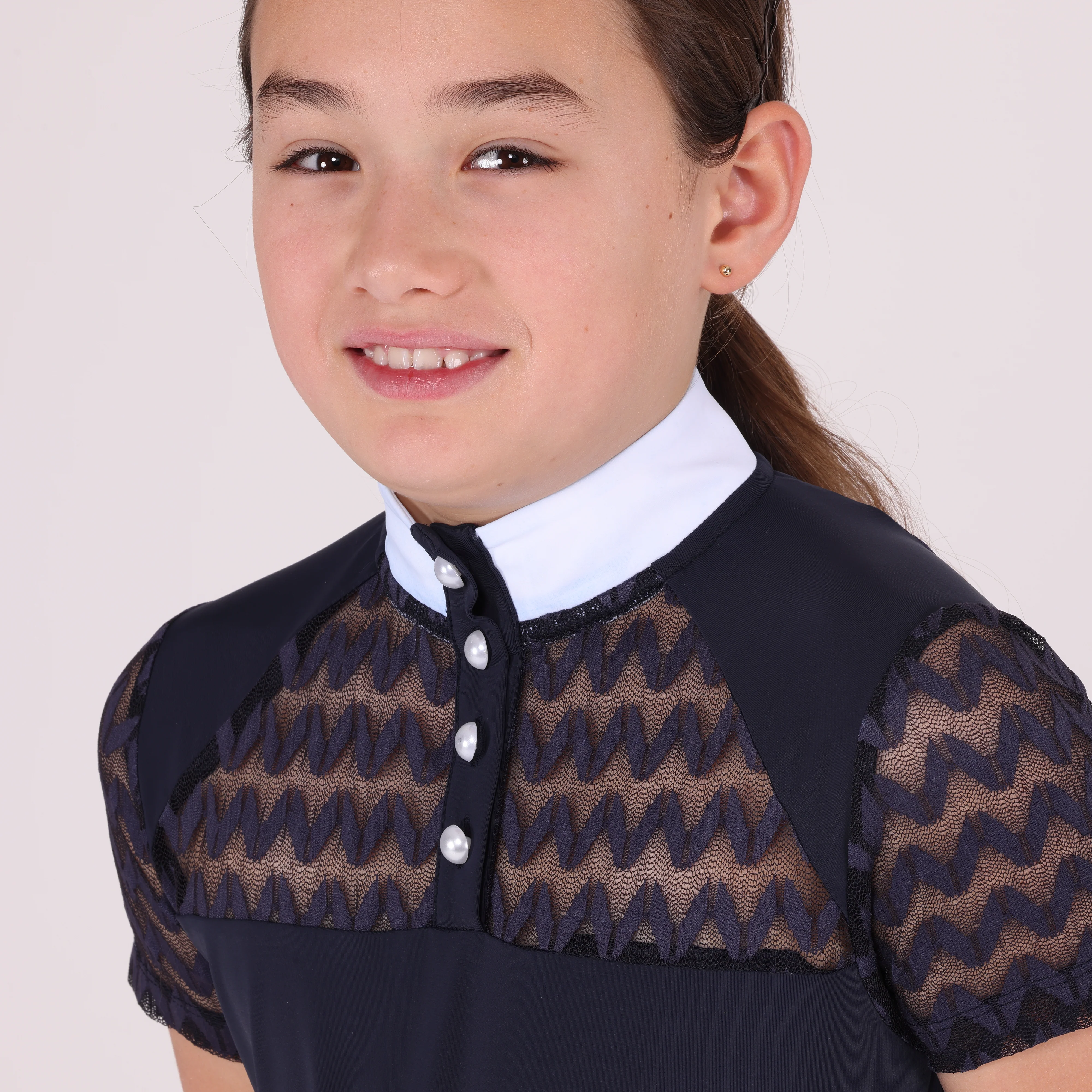 Shires Aubrion Optima VX Show Shirt - Young Rider - Image 12