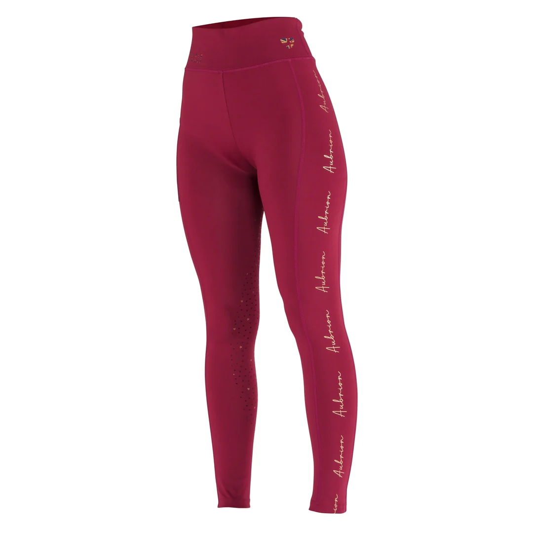 Shires Aubrion Team Riding Tights - Image 3