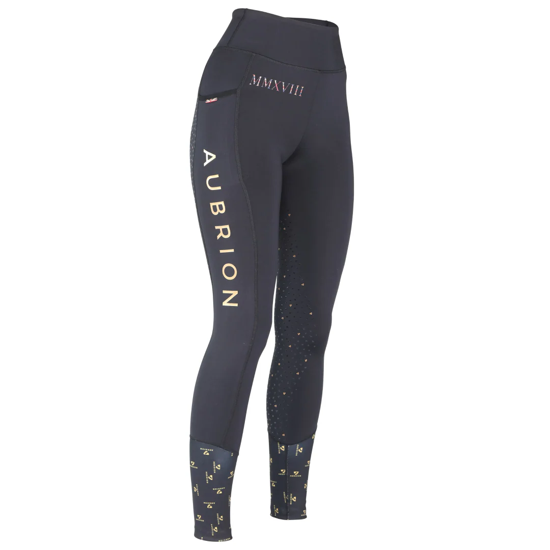 Shires Aubrion Team Riding Tights - Image 4