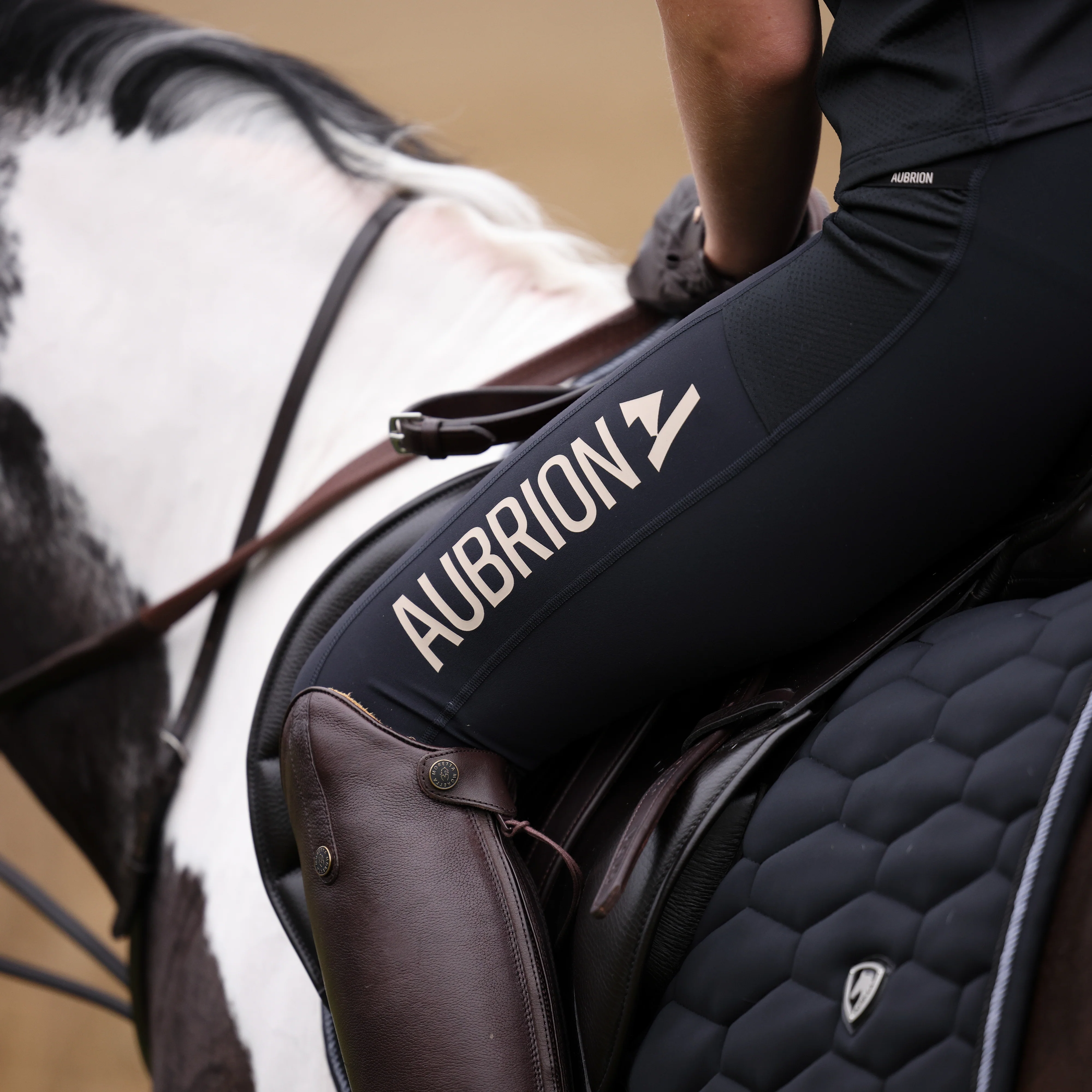 Shires Aubrion Young Rider React Non-Stop Riding Tights - Image 18