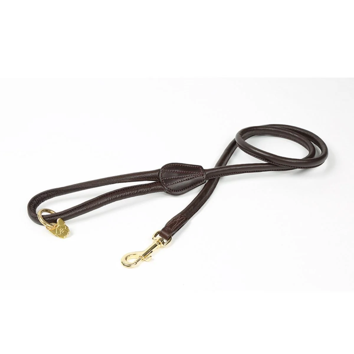 Shires Digby & Fox Rolled Leather Dog Lead - Image 3