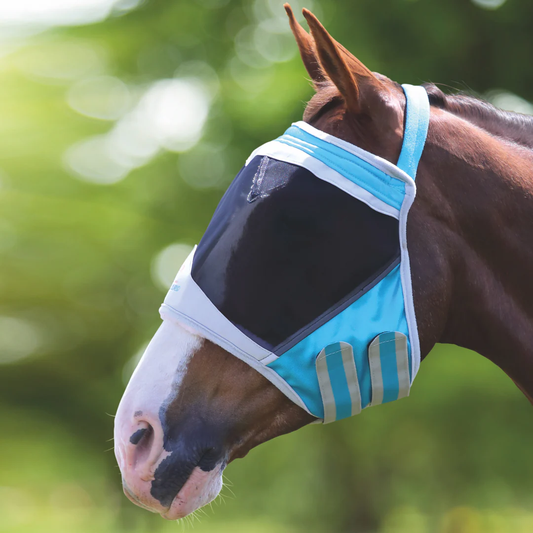 Shires FlyGuard Pro Fine Mesh Earless Fly Mask - Image 3