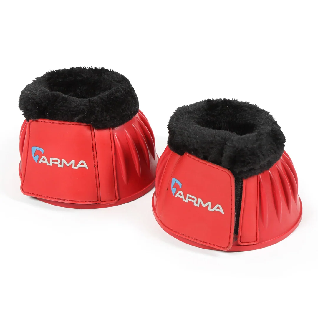 Shires ARMA Fleece Topped Over Reach Boots - Image 10