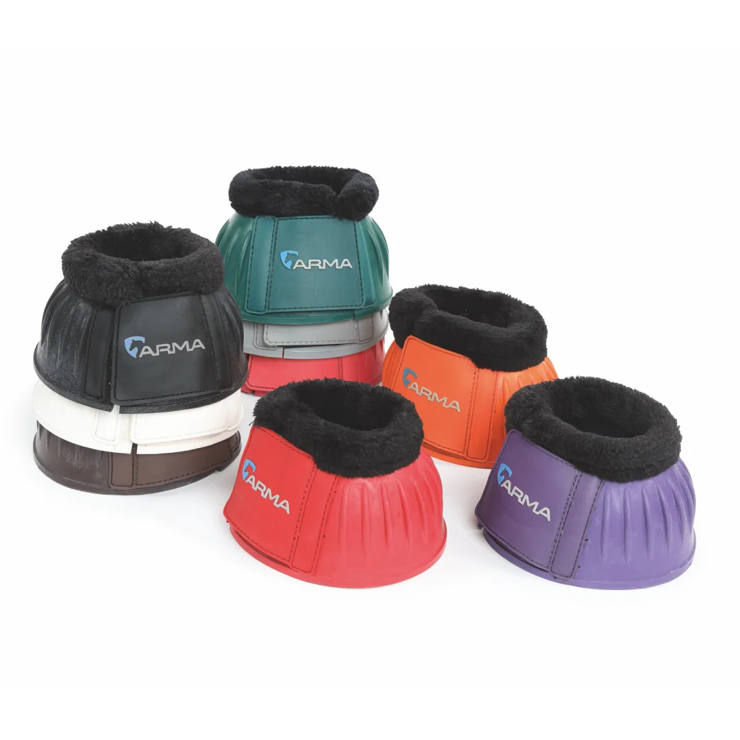 Shires ARMA Fleece Topped Over Reach Boots - Image 2