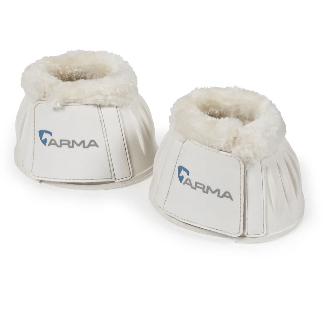 Shires ARMA Fleece Topped Over Reach Boots - Image 3
