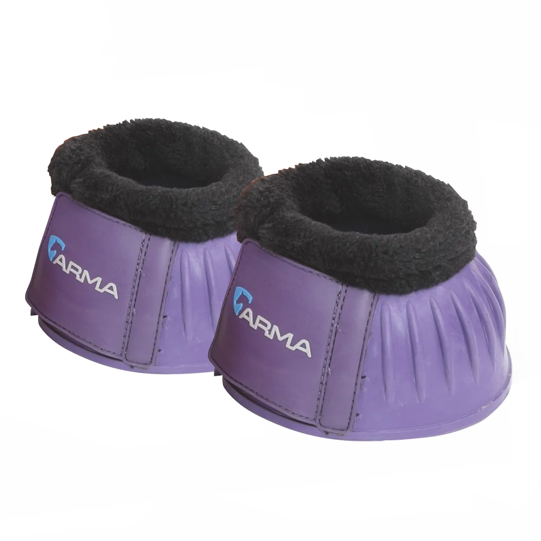 Shires ARMA Fleece Topped Over Reach Boots - Image 4
