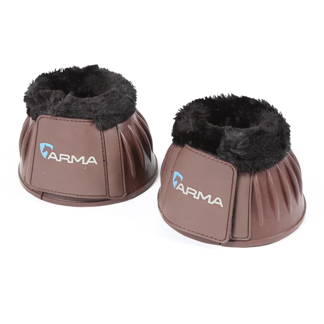 Shires ARMA Fleece Topped Over Reach Boots - Image 5