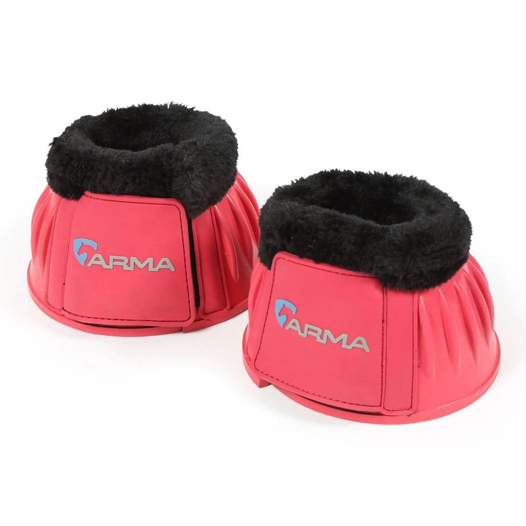 Shires ARMA Fleece Topped Over Reach Boots - Image 9