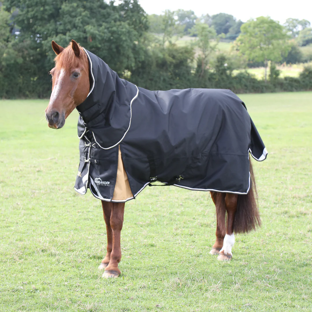 Shires Highlander Plus 200 Turnout Rug & Neck Set - Image 2
